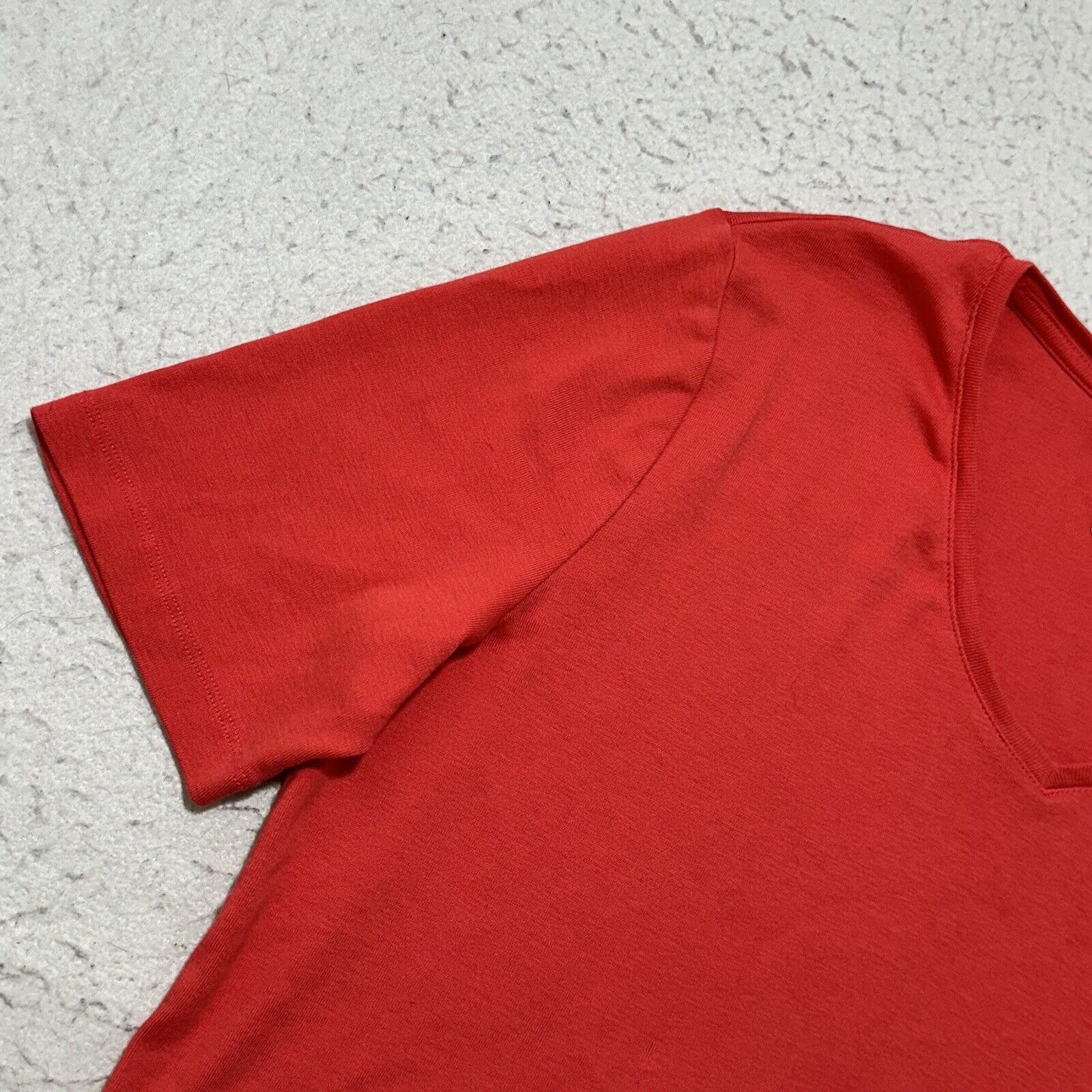 Chicos Chico's The Ultimate Tee Large Pink V-Neck T Shirt Size L / US 10 / IT 46 - 5 Thumbnail