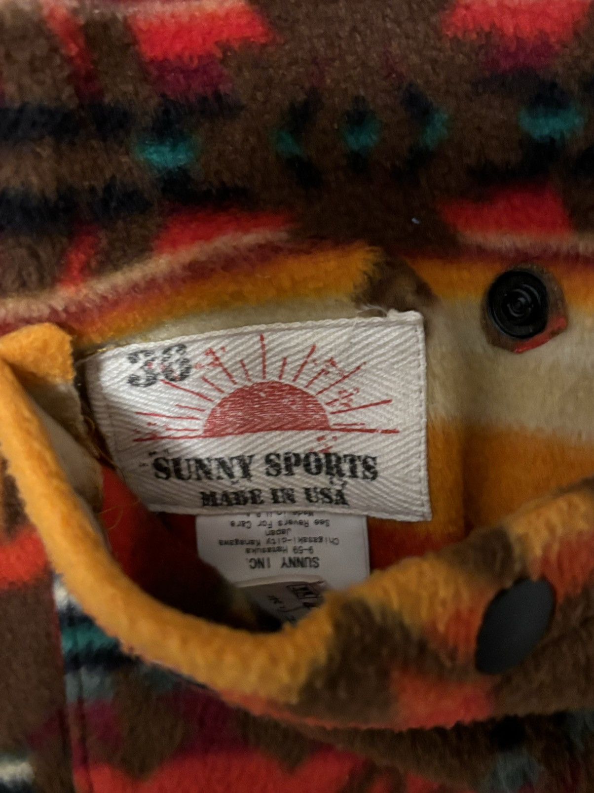 Sunny Sports × Vintage Printed Fleece Vest Size US S / EU 44-46 / 1 - 2 Thumbnail