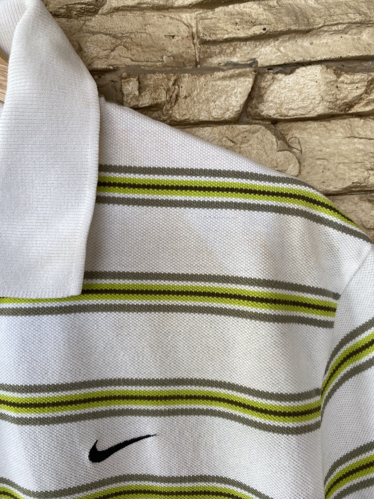 Nike Vintage Nike Stripe Polo Shirt Size US M / EU 48-50 / 2 - 6 Thumbnail