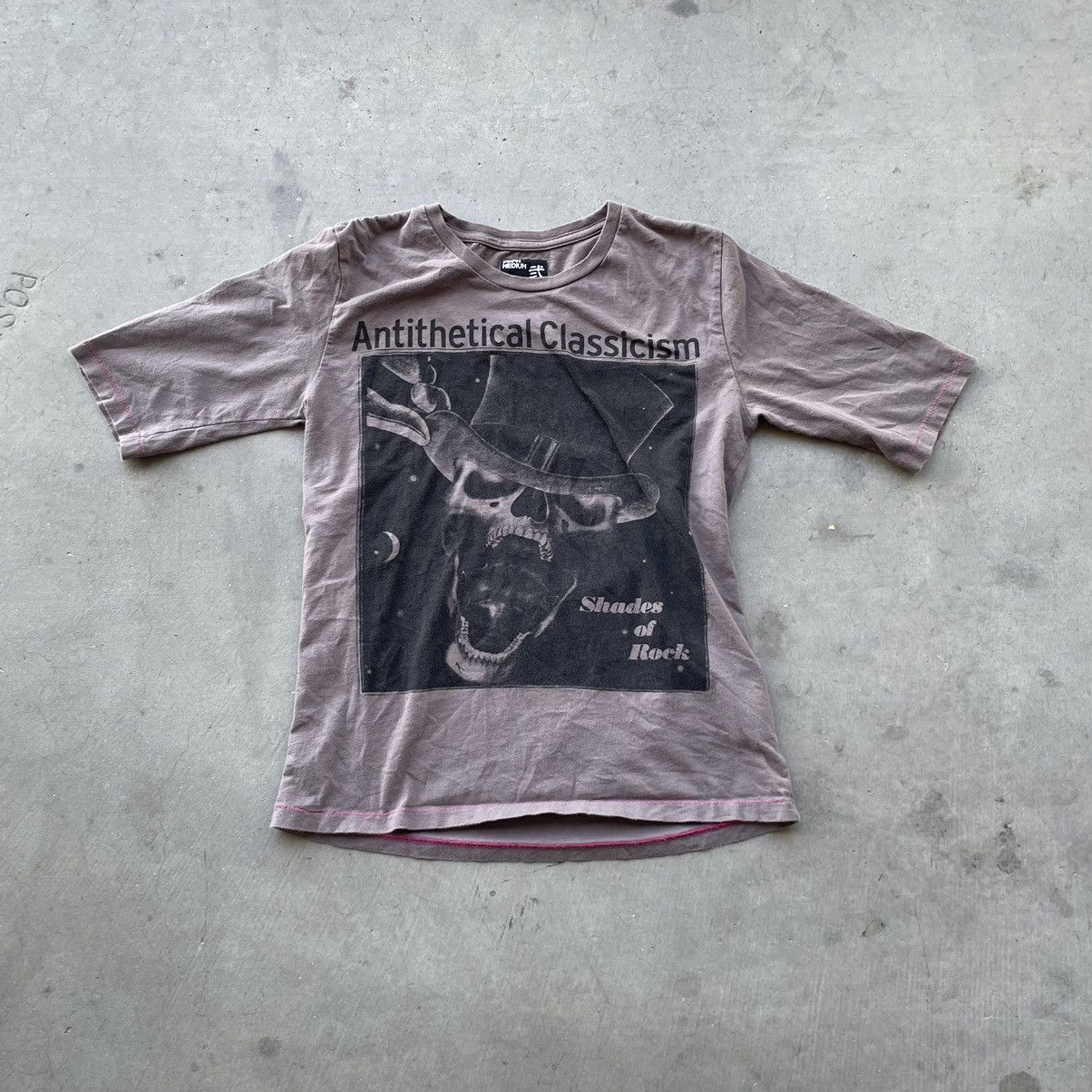 RARE Antithetical Classicism Burgundy Half Sleeve Tee