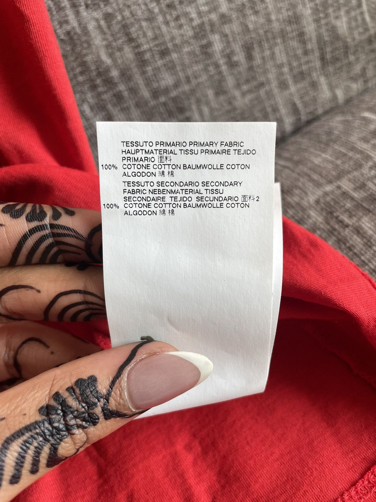 Maison Margiela Maison Margiela MM6 V-neck ‘SIDA’ top Size US S / EU 44-46 / 1 - 11 Thumbnail