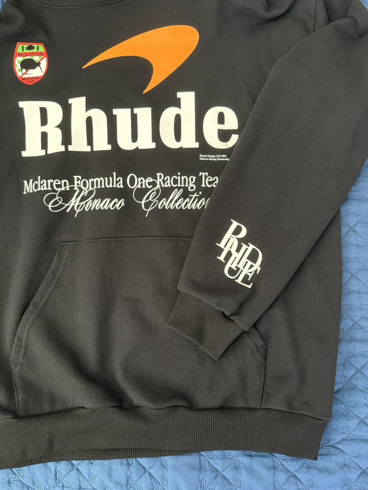 Rhude Rhude x McLaren Logo Hoodie Size US XL / EU 56 / 4 - 2 Thumbnail