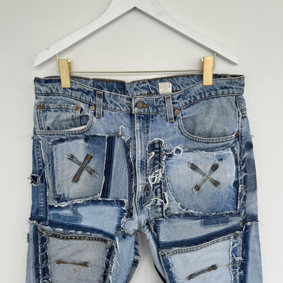 Handmade × Levi's Levi’s 508 1991 Multipocket Patchwork Distressed USA Size US 36 / EU 52 - 7 Thumbnail