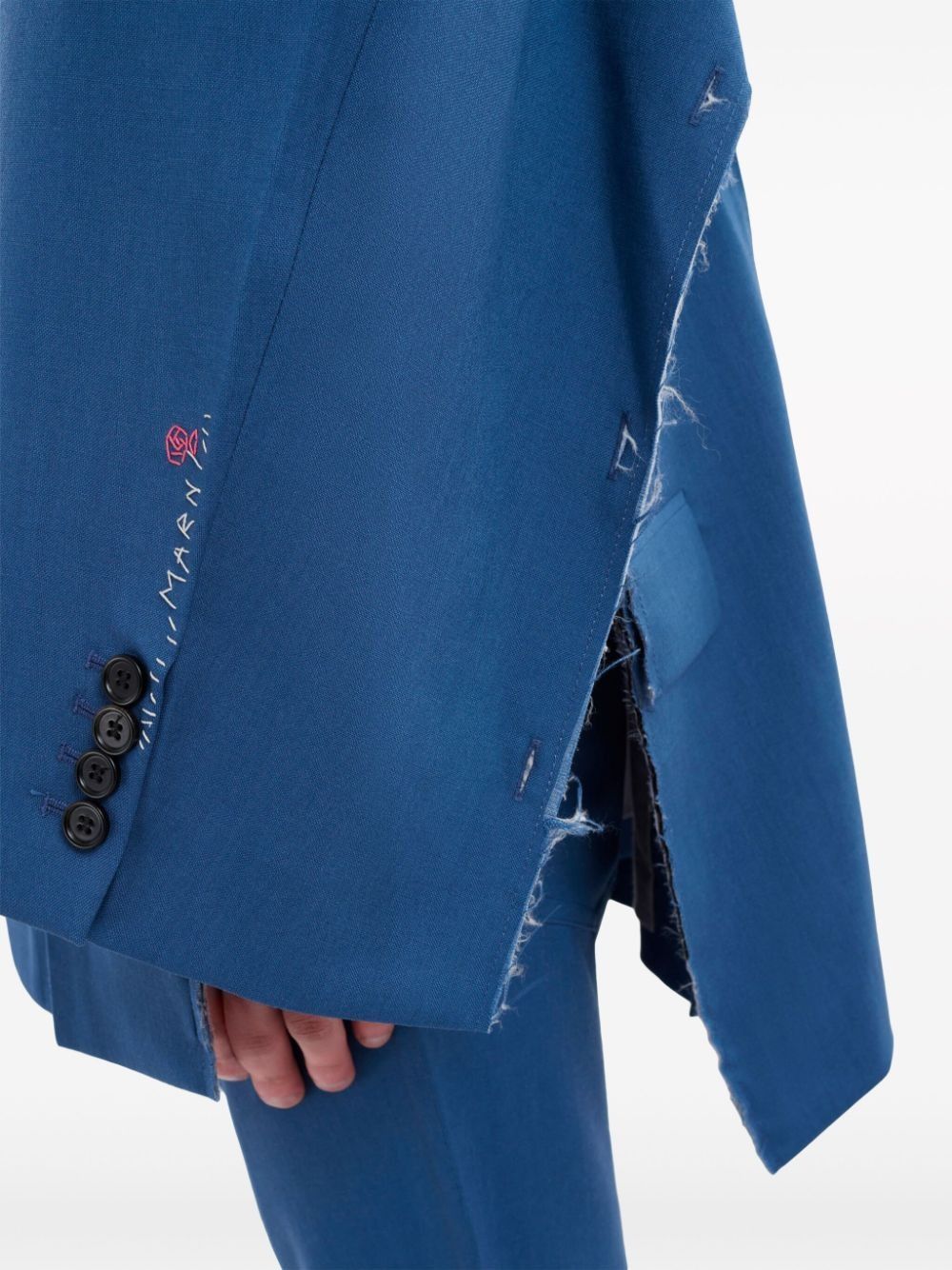 Marni oc11z0525 Grain-De-Poudre Single-Breasted lazer in Blue Size US XL / EU 56 / 4 - 6 Thumbnail