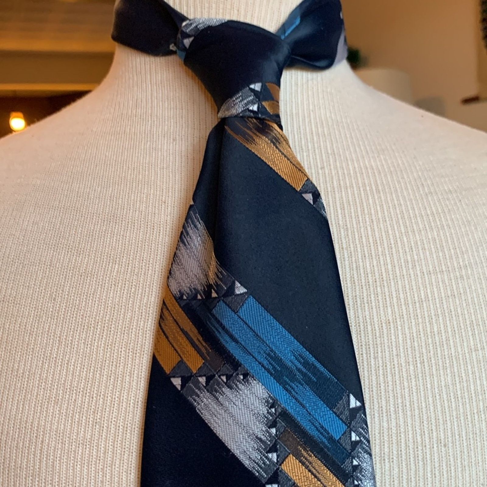 Pierre Balmain Pierre Balmain vintage 70’s modernist abstract necktie Size ONE SIZE - 2 Thumbnail