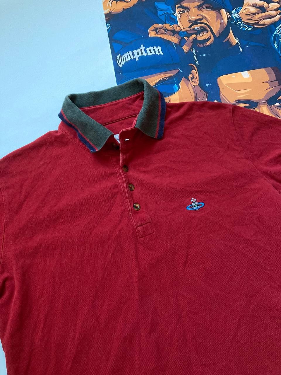 Vivienne Westwood Rare Vivienne Westwood Orb Logo Polo Tee Size US XL / EU 56 / 4 - 2 Thumbnail