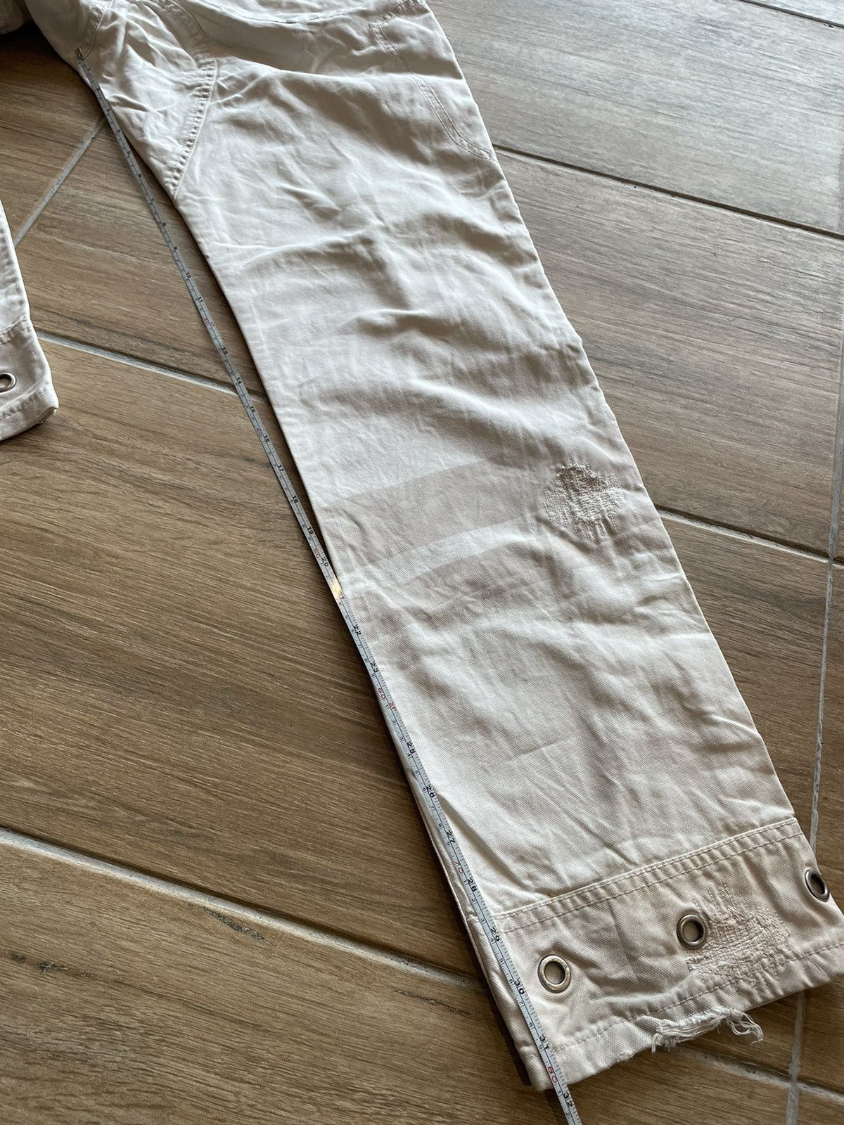 Diesel Diese OffWhite Reconstructed Pant Size US 31 - 21 Thumbnail