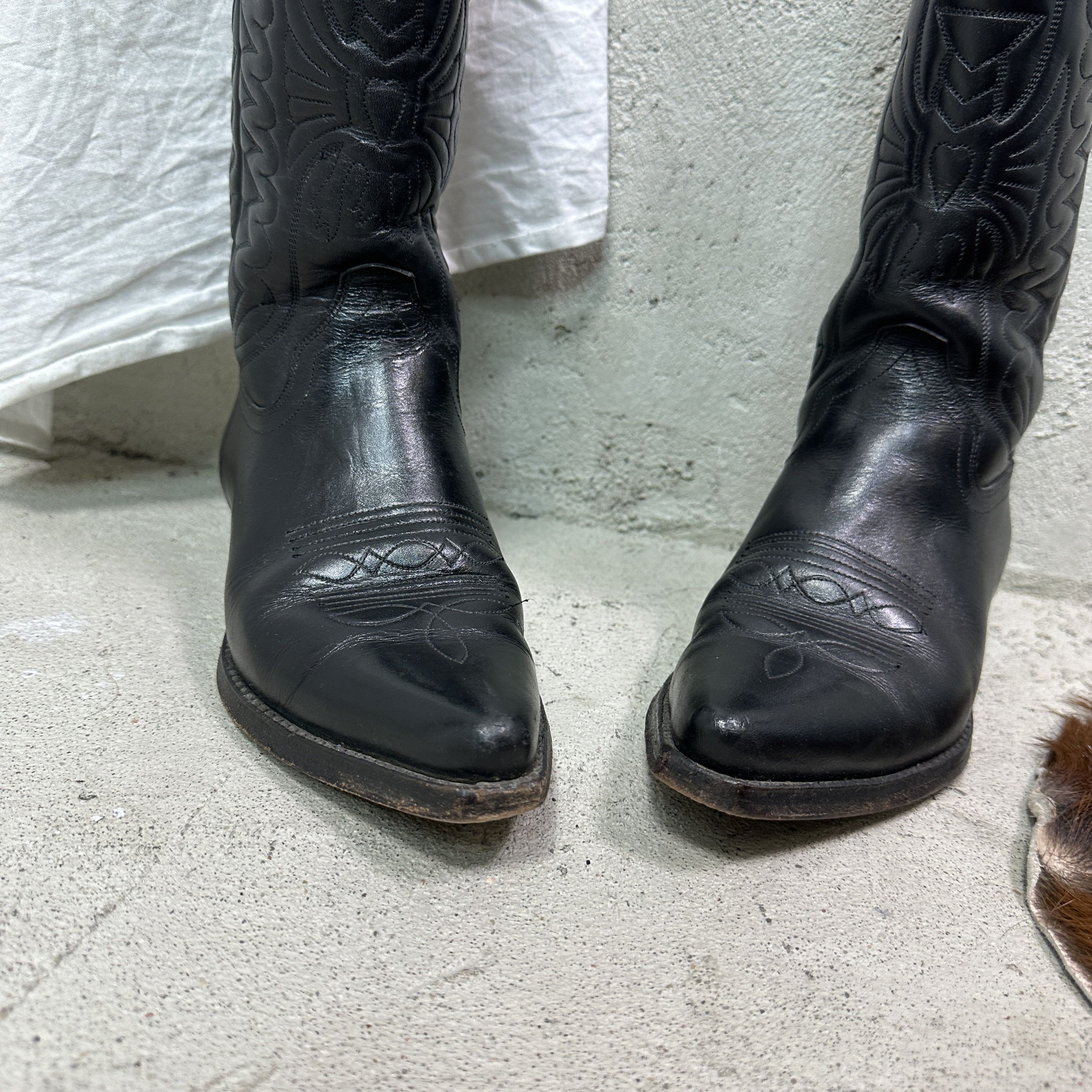 Vintage Vintage Leather Western Tony Mora Cowboy Boots Y2K Size US 7 / IT 37 - 6 Thumbnail