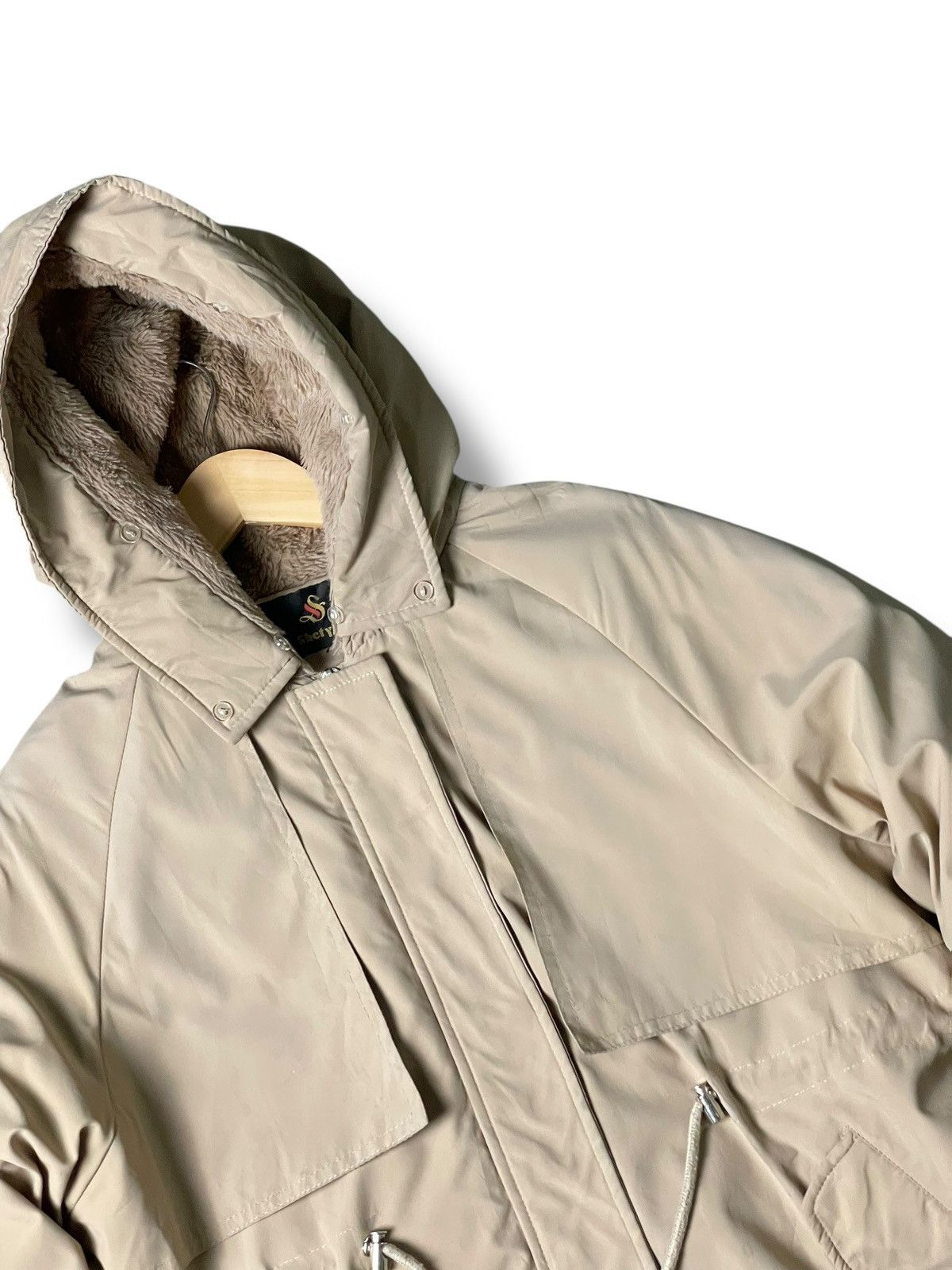 Japanese Brand × Other × Vintage SHETYLE Brand Winter Polyester Hooded Jacket (134) Size US S / EU 44-46 / 1 - 2 Thumbnail