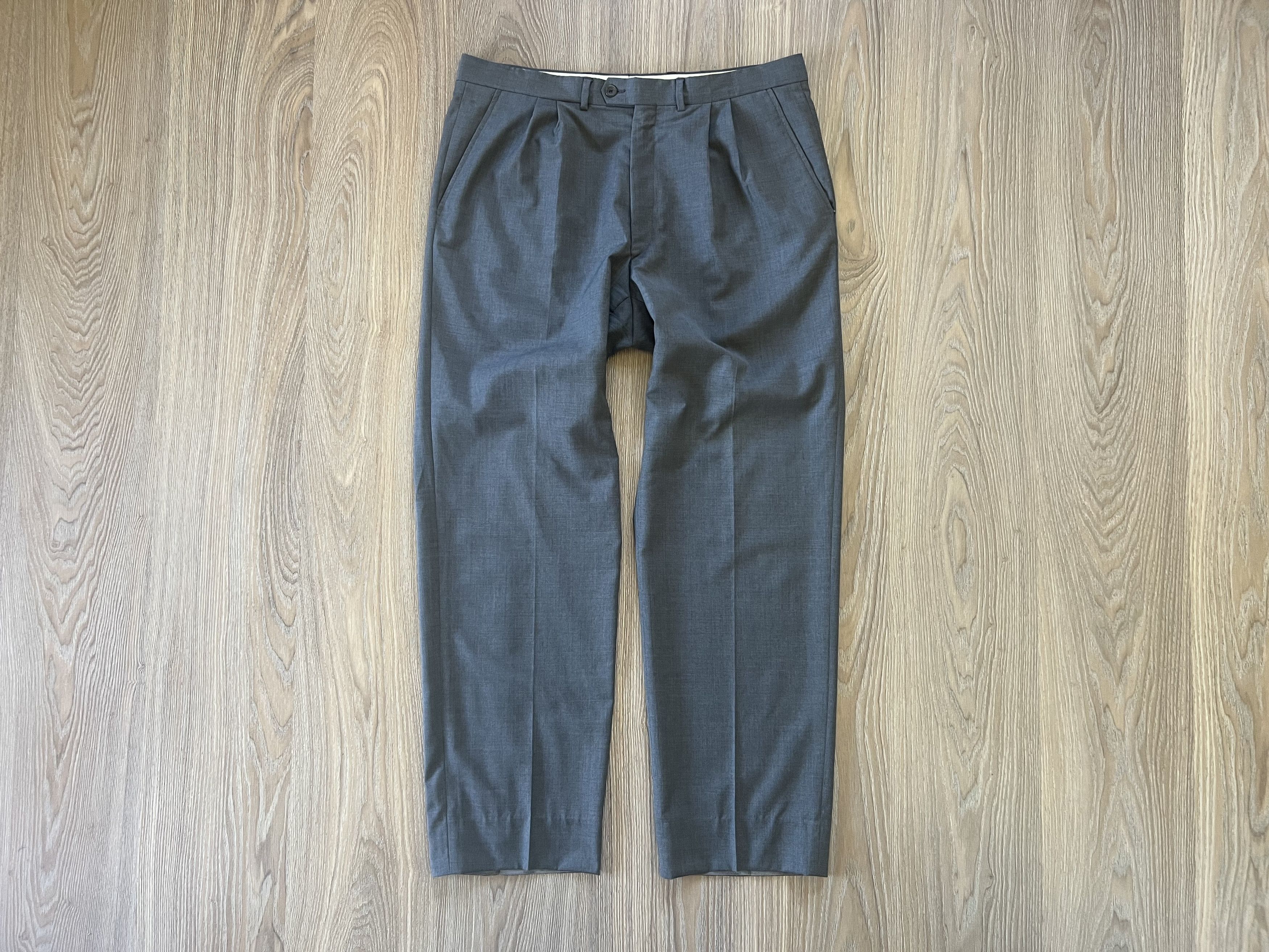 image of Vintage Givenchy Paris Classic Trousers in Grey, Men's (Size 46L)