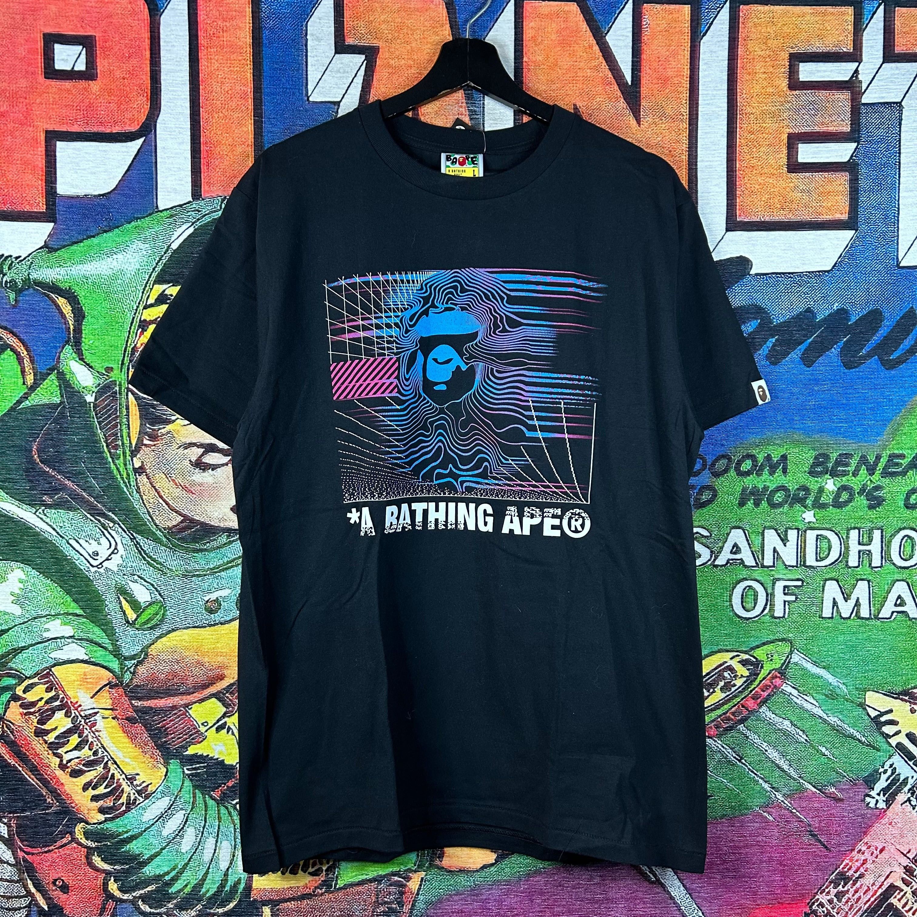 Bape Bape Vaporwave Ape Head Tee Size Large Size US L / EU 52-54 / 3 - 1 Thumbnail