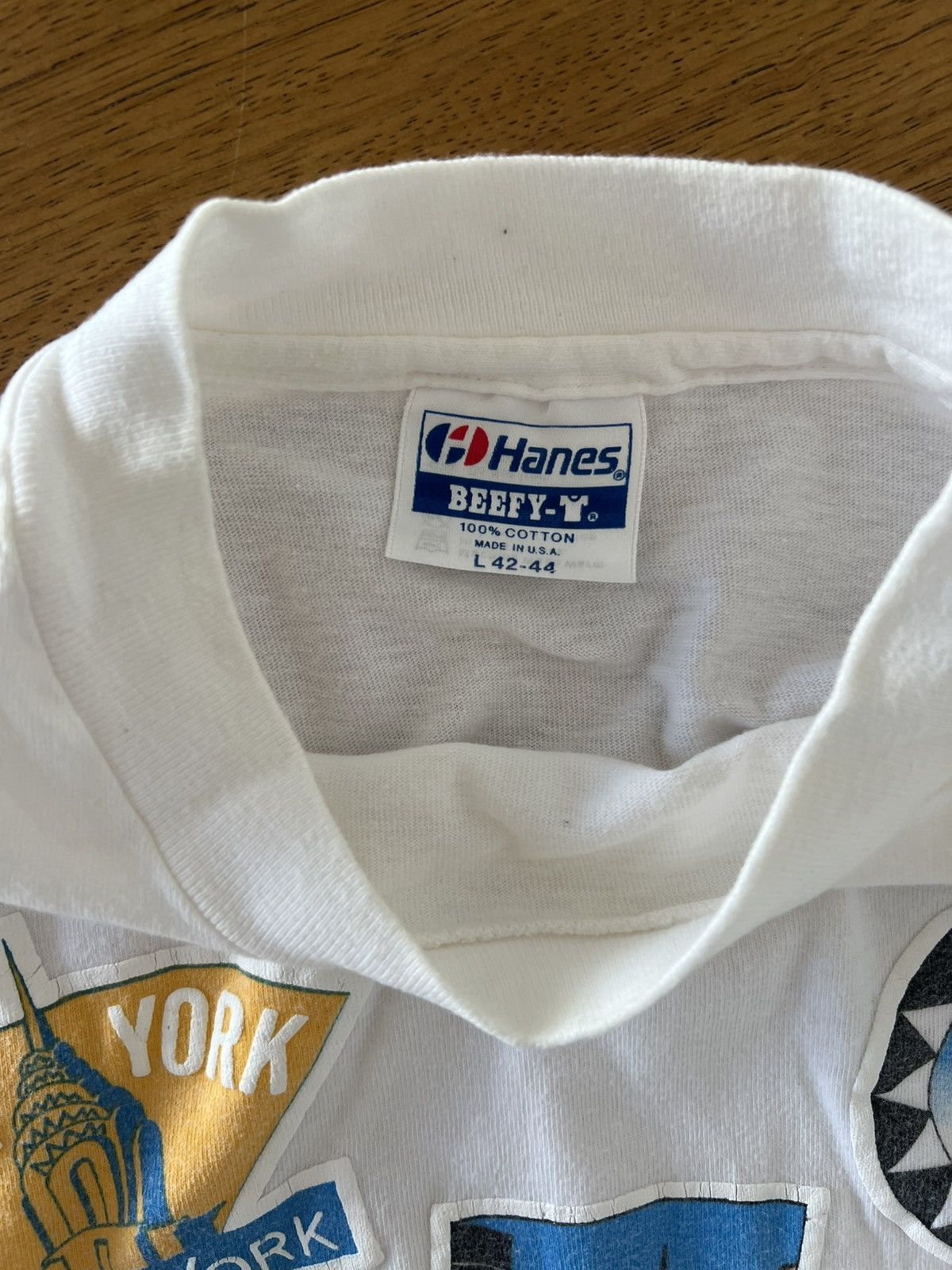 Vintage Vintage New York Stickers Tee Size US L / EU 52-54 / 3 - 4 Thumbnail
