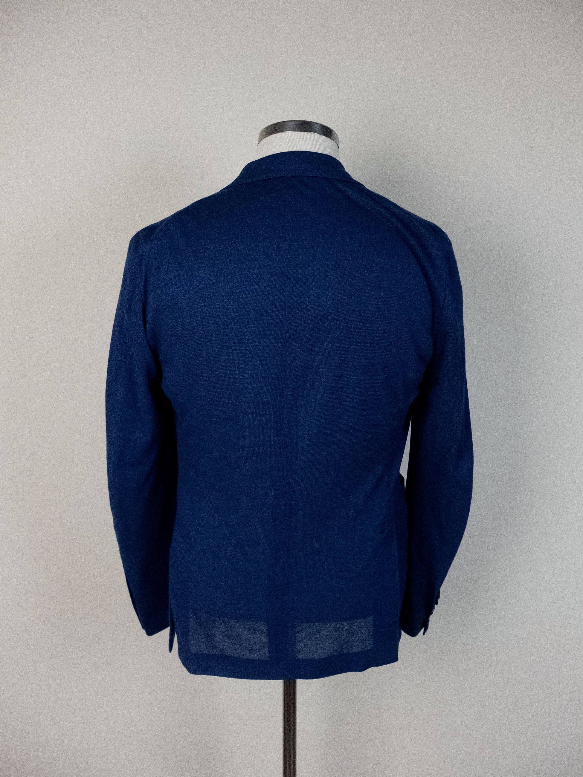 Lardini LARDINI Italy solid blue cashmere silk blazer jacket 38 48 Size 38R - 2 Thumbnail