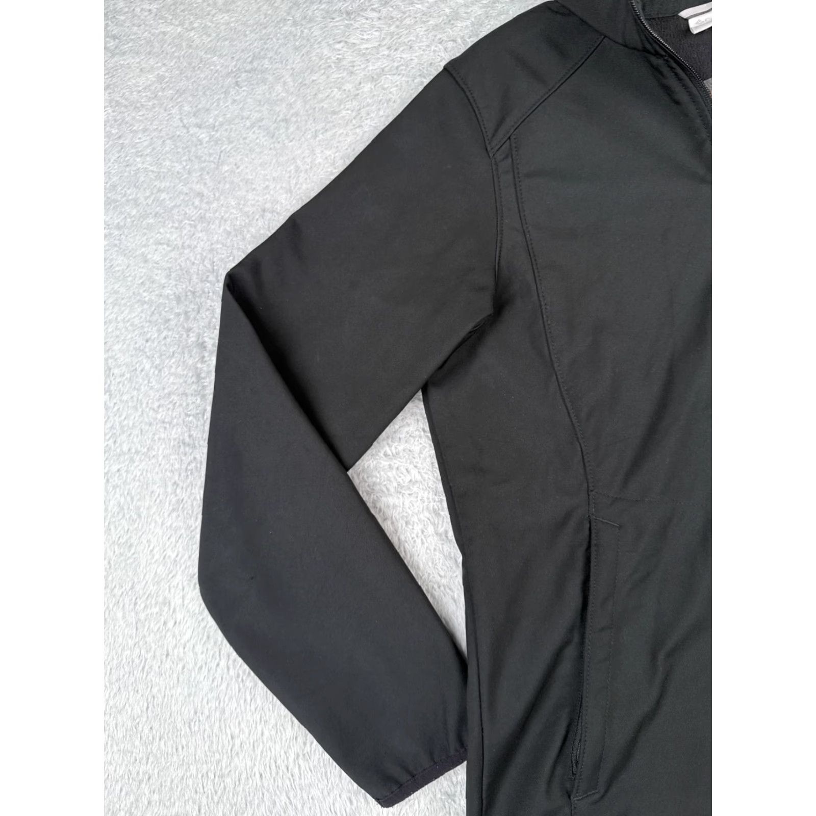Vintage Columbia Jacket Womens Large Black Full Zip Shoftshell Christian Religious Size L / US 10 / IT 46 - 3 Thumbnail