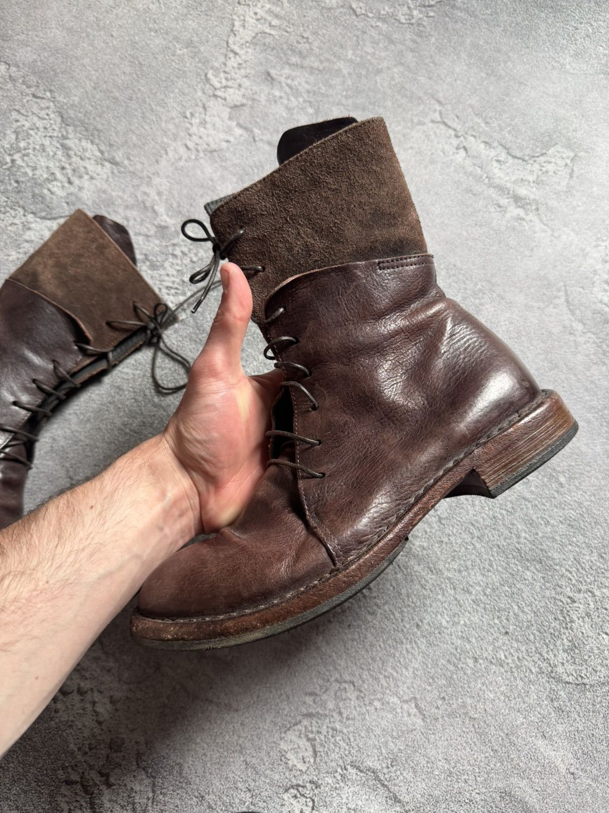 MoMA MOMA 37 brown leather Avantgarde shoes boots casual designer Size US 7 / IT 37 - 9 Thumbnail