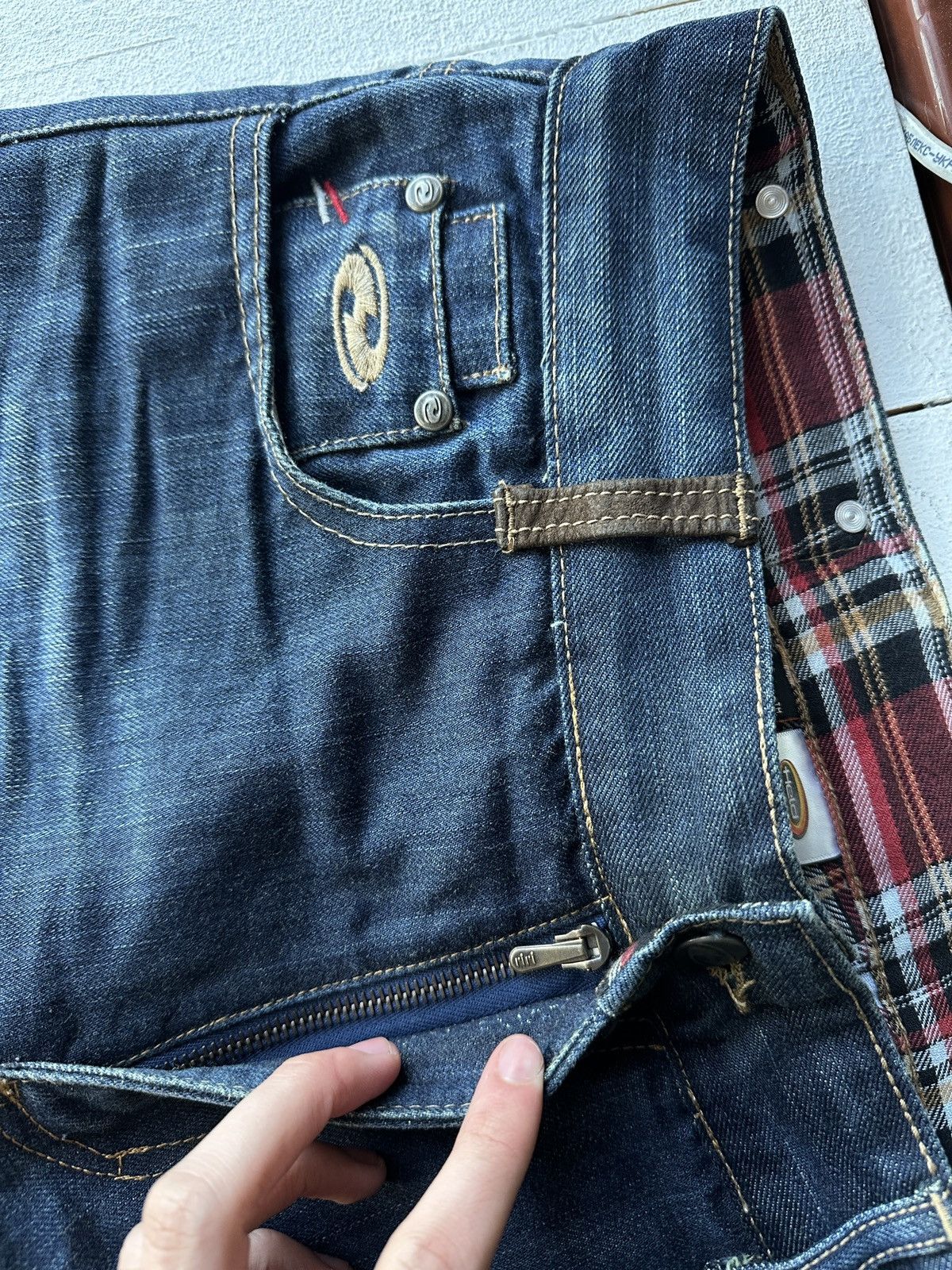 Other 🚨 VNTG HELD MOTORCYCLE BLUE WASHED RARE MEN DENIM JEANS Size US 30 / EU 46 - 10 Thumbnail