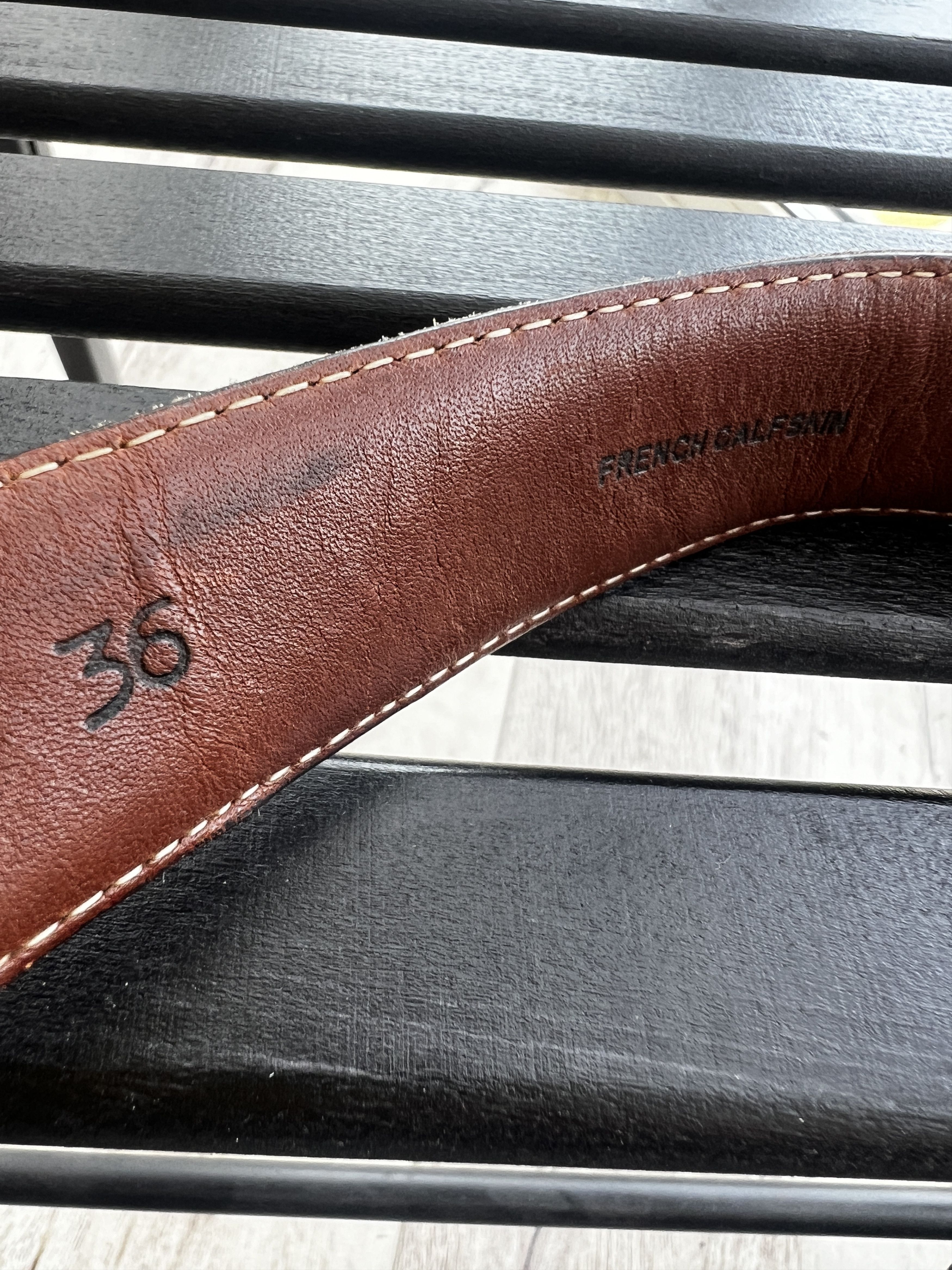Burberry × Vintage Vintage Burberrys Belt Size 36 - 4 Thumbnail