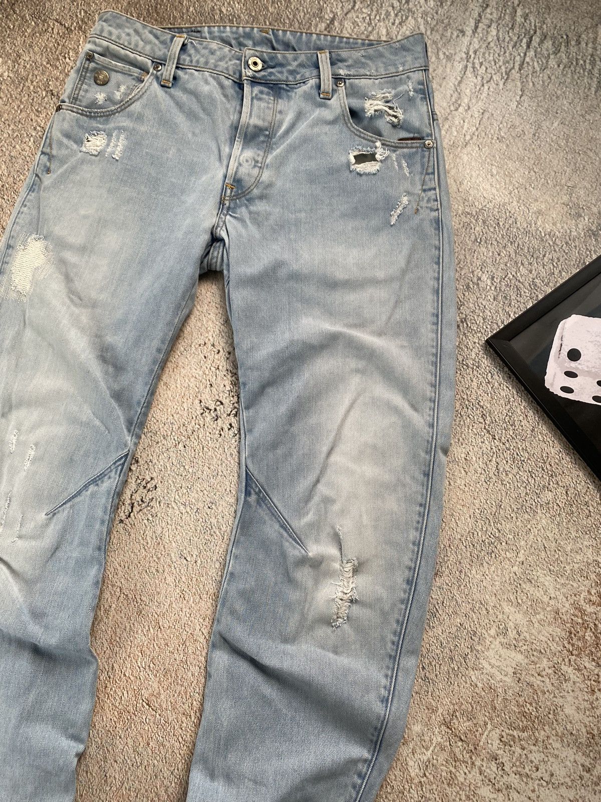 G-Star × Vintage Vintage G-star RAW ARC 30 slim Denim anatomical shape Size US 30 / EU 46 - 3 Thumbnail