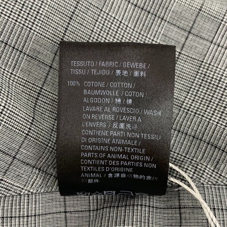 Balenciaga Balenciaga size 36 Grey plaid logo print lace up bow cotto Size XS / US 0-2 / IT 36-38 - 7 Thumbnail