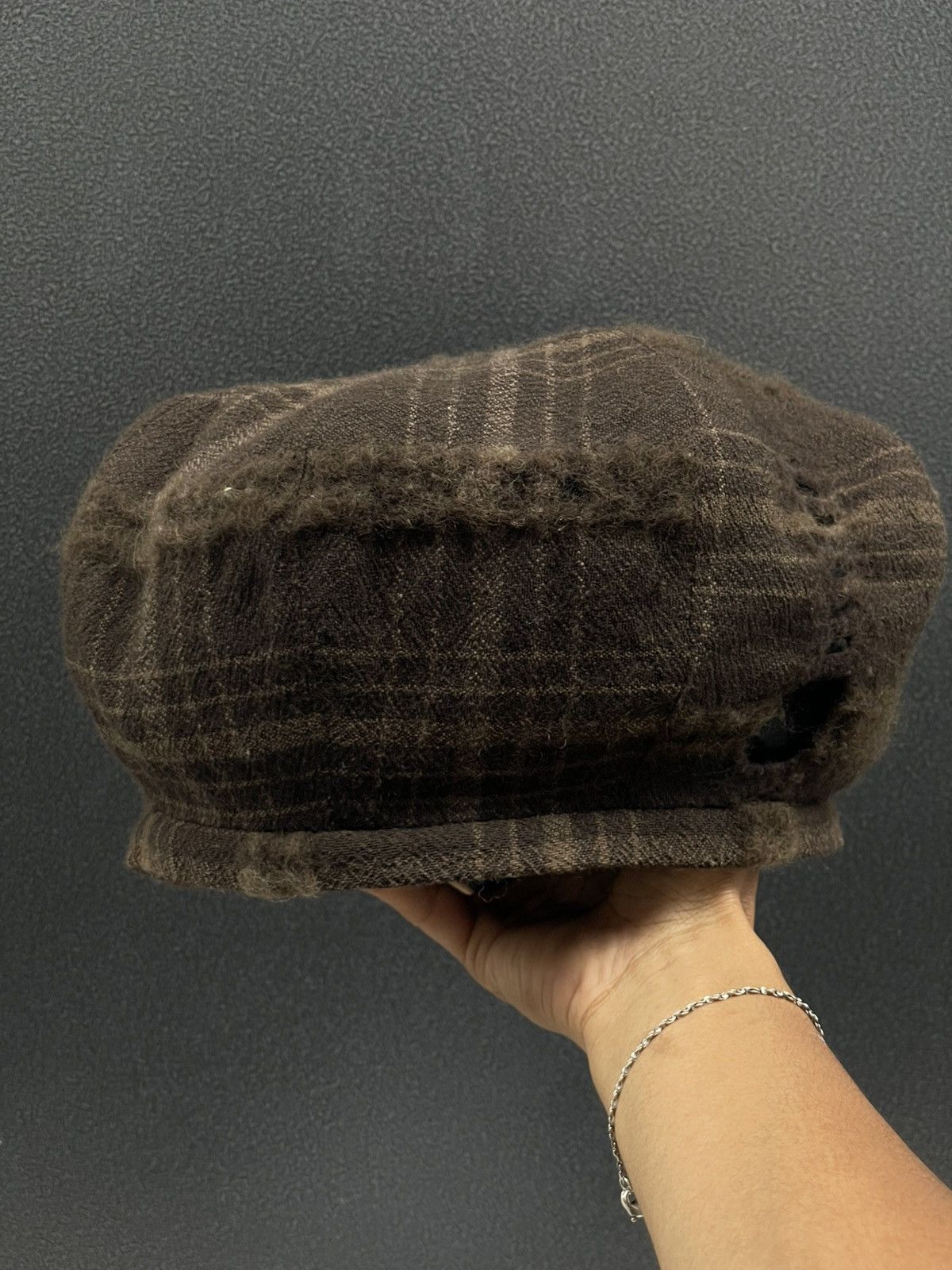 14th Addiction Distressed Style Wool Beret Hats Size ONE SIZE - 2 Thumbnail