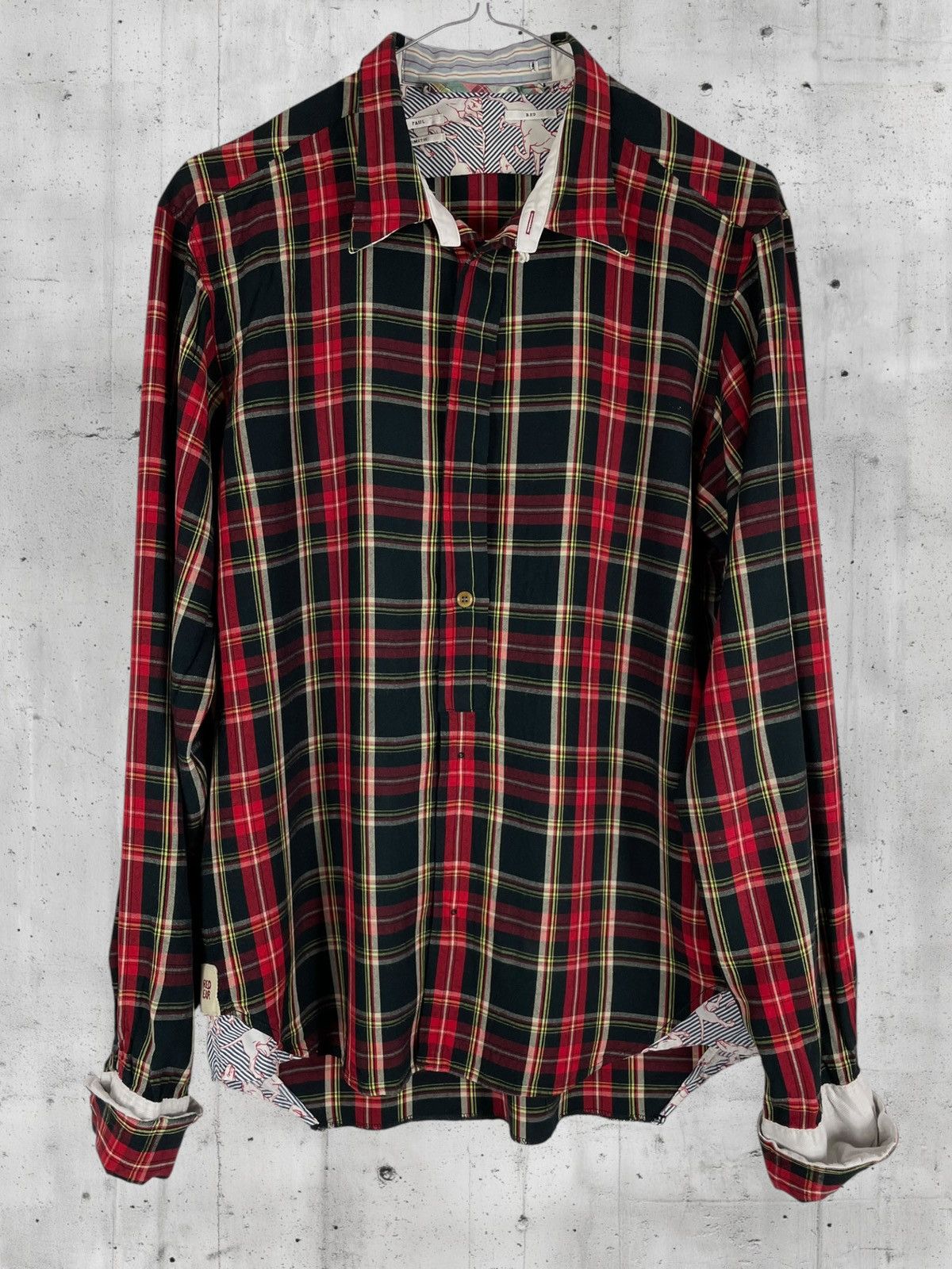 Paul Smith Paul Smith Red Ear Plaid Flannel Button Up Shirt Size US M / EU 48-50 / 2 - 1 Thumbnail