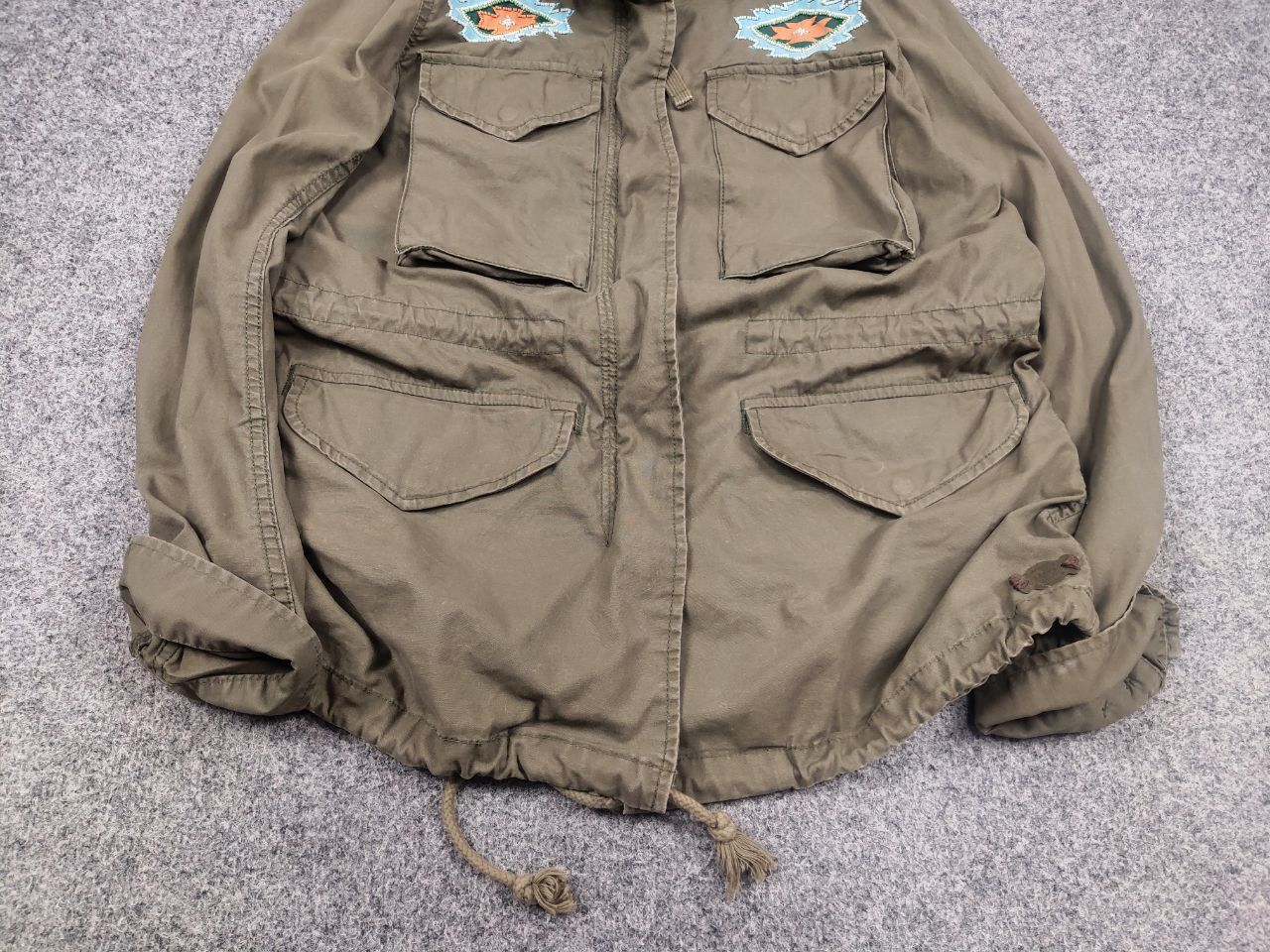 Polo Ralph Lauren Vintage Ralph Lauren Denim Supply Military M65 Hoodie Jacket Size S / US 4 / IT 40 - 5 Thumbnail