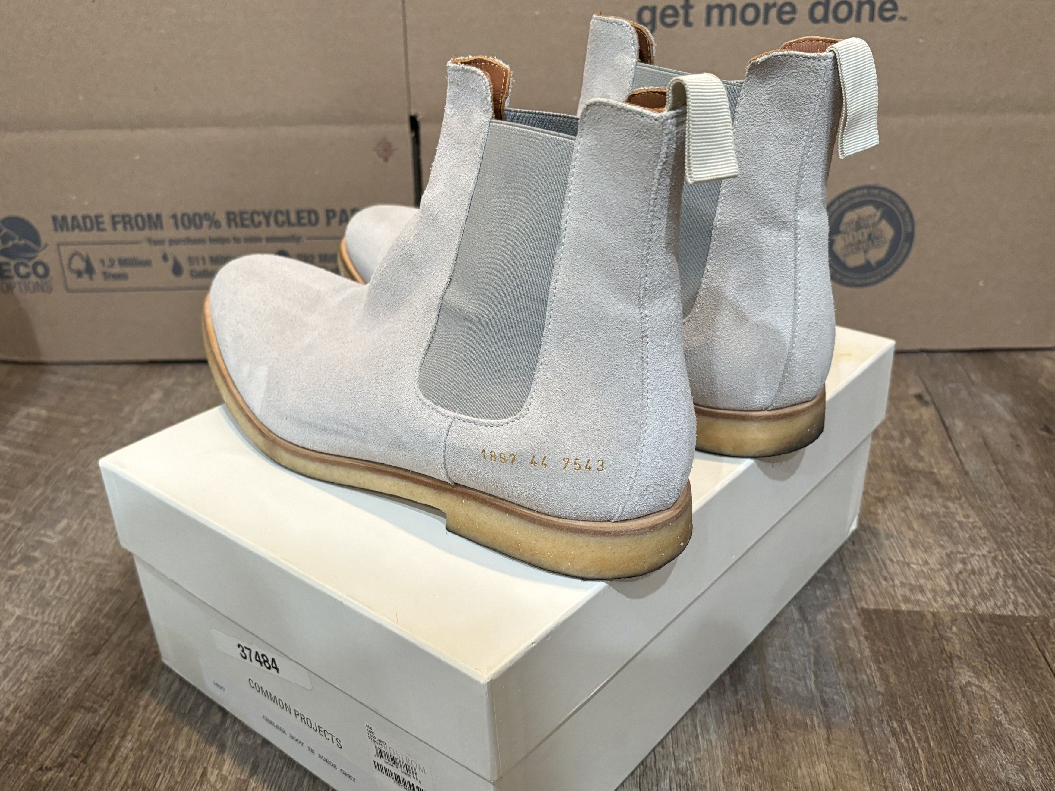 Common Projects - Chelsea Boots - Grey - Size 44 Men main image 4