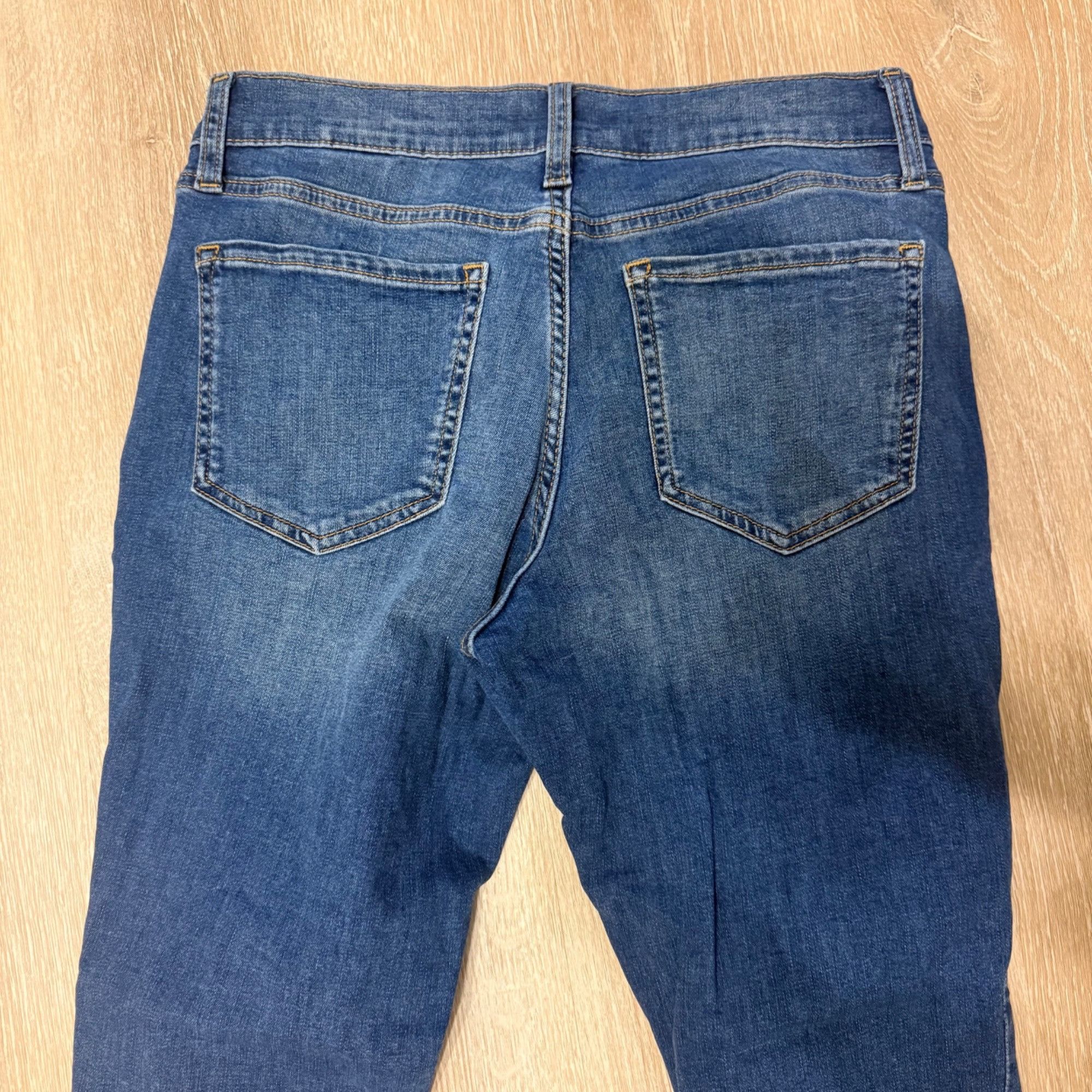 Banana Republic Banana Republic Petite Skinny Fit Blue Washwell Denim Jeans Size 28" / US 6 / IT 42 - 6 Thumbnail