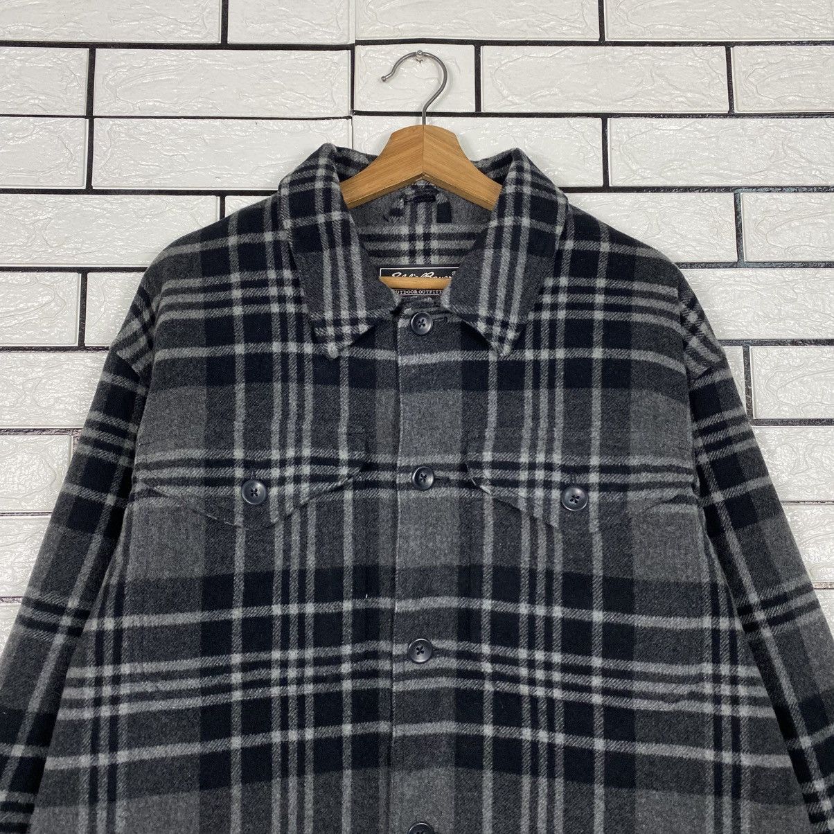 Japanese Brand Vintage Wool Jacket Eddie Bauer Tartan Design Issey Miyake Size US S / EU 44-46 / 1 - 4 Thumbnail
