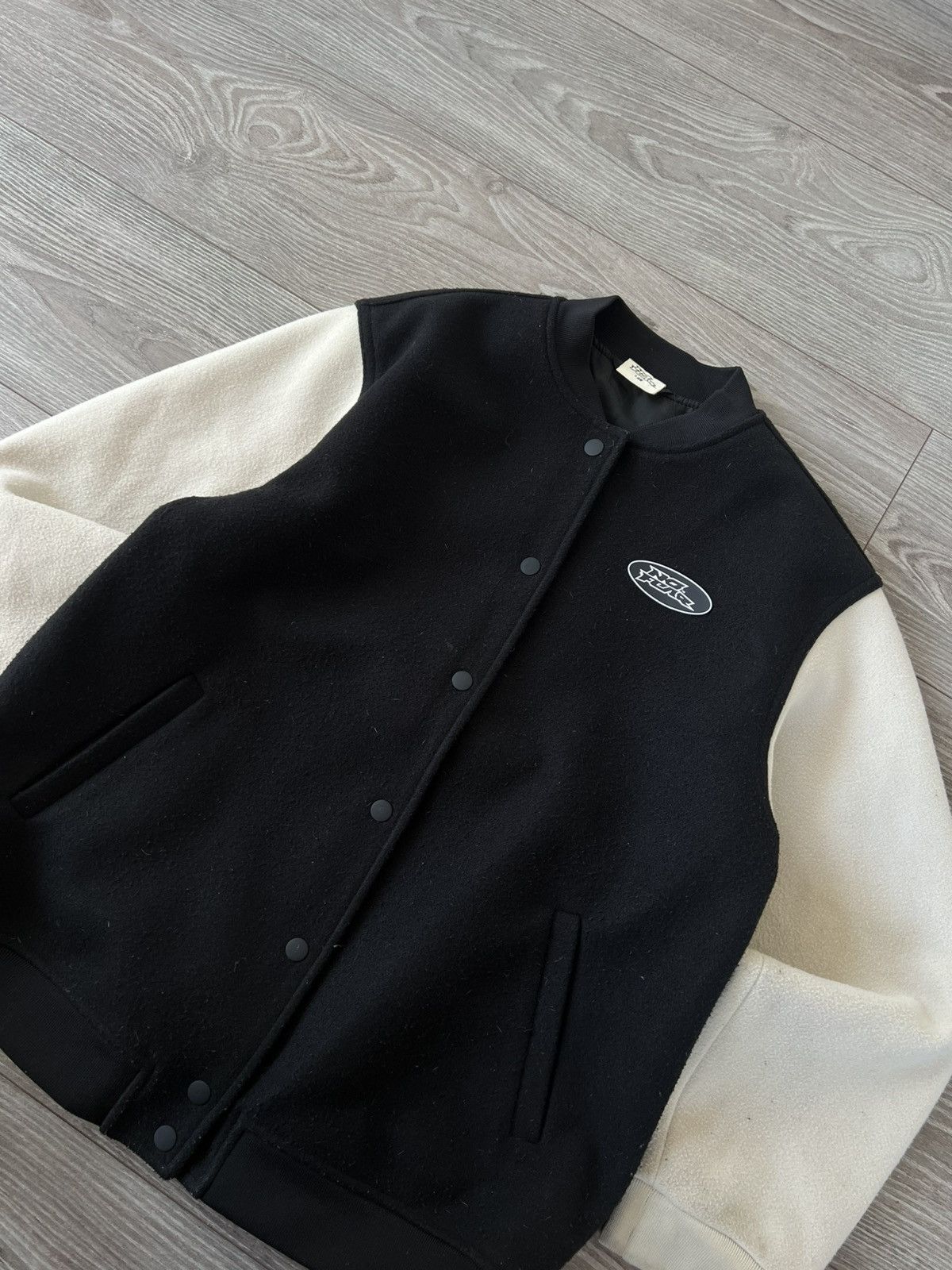 No Fear ‼️Teddy Fleece No Fear x H&M Big Logo Avant Garde Y2K Bomber Size US M / EU 48-50 / 2 - 14 Thumbnail