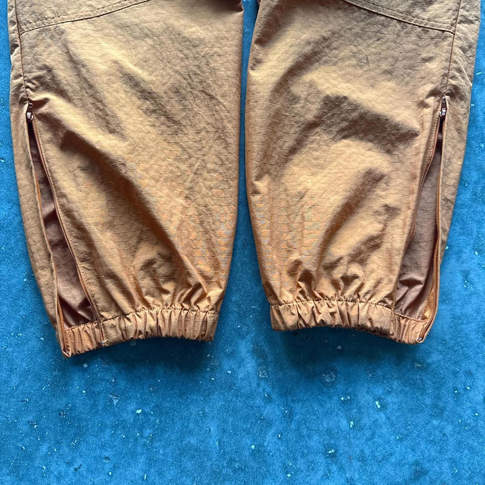 Other Actra Orange Nylon Track Pants Zippers On Leg Openings Size US 36 / EU 52 - 6 Thumbnail
