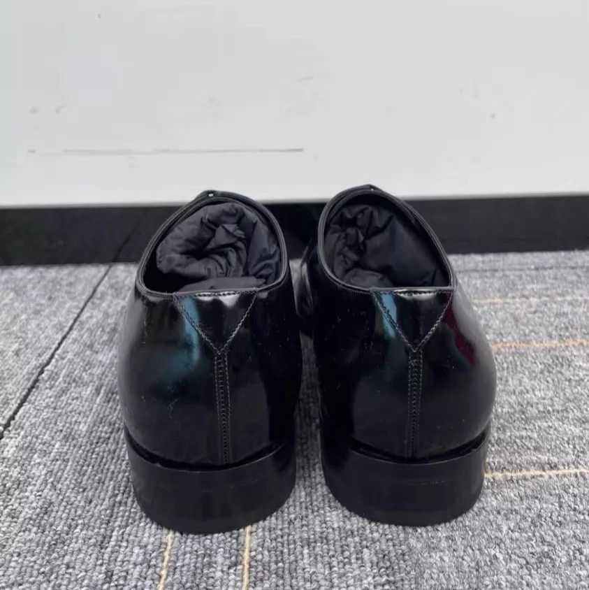 Yves Saint Laurent YSL SaintLaurent Black Patent Leather Shoes 42 Size US 9 / EU 42 - 2 Thumbnail