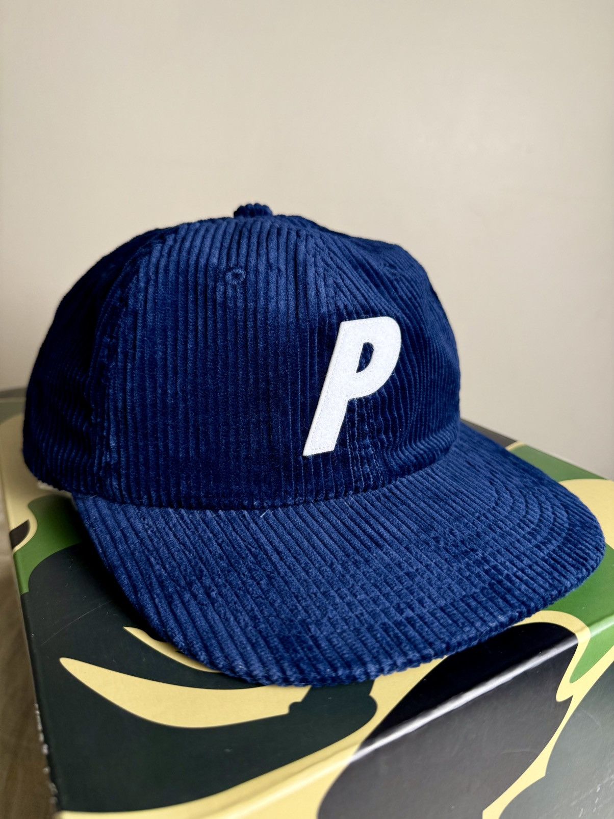 Palace Palace Corduroy 6 Panel Navy Hat Brand New Size ONE SIZE - 2 Thumbnail