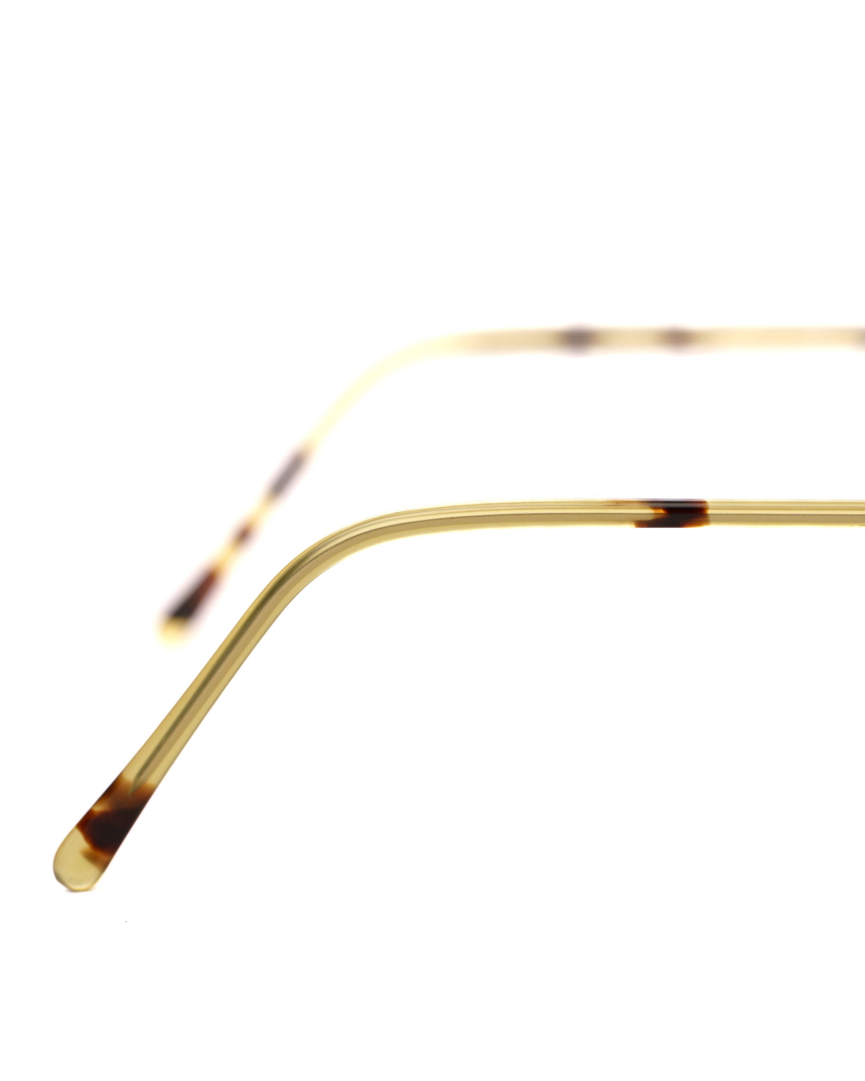 Polo Ralph Lauren Polo Ralph Lauren '90s Silver & Tortoise Oval Sunglasses Size ONE SIZE - 3 Thumbnail
