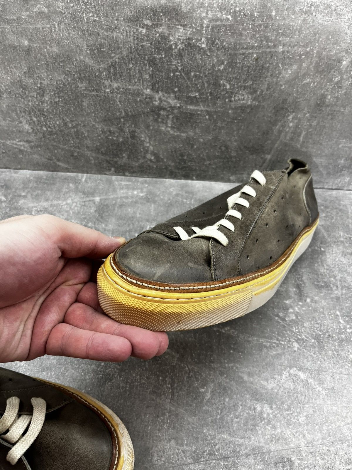 Allsaints Allsaints leather sneakers size 43 Size US 10 / EU 43 - 6 Thumbnail