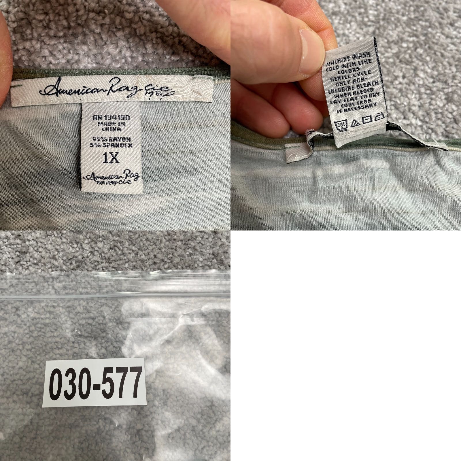 Vintage American Rag Cie Tank Womens 1X Green Camouflage Sleeveless Casual Outdoor Size XL / US 12-14 / IT 48-50 - 8 Thumbnail