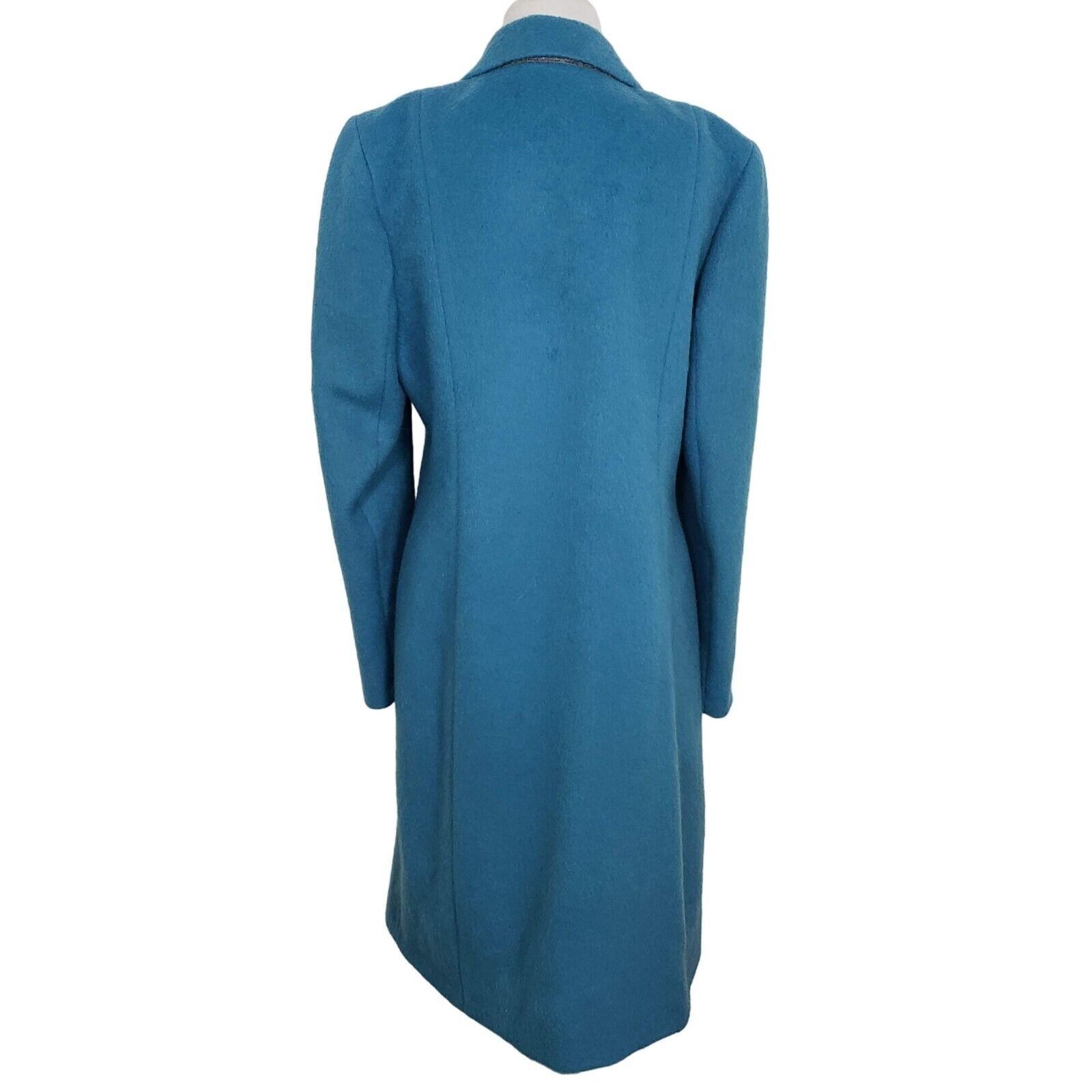 Designer Vintage The Limited Coat Womens Size Medium Blue Wool Mohair Size M / US 6-8 / IT 42-44 - 8 Thumbnail