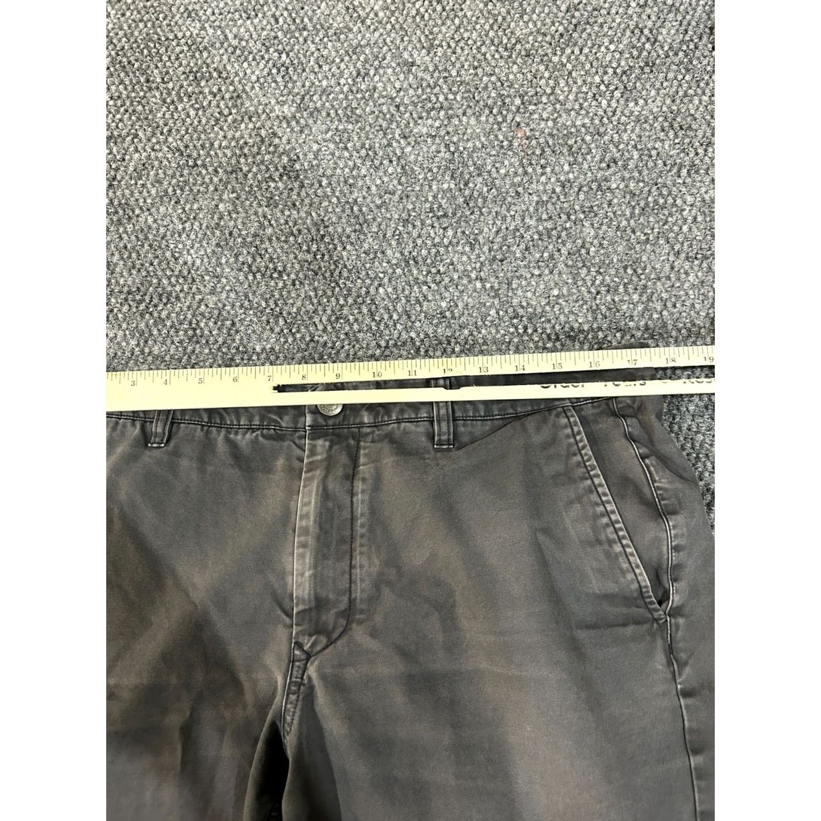 Bonobos Bonobos Washed Chinos Pants Mens 35x32 Gray Straight Fit Casual Everyday Wear Size US 35 - 5 Thumbnail