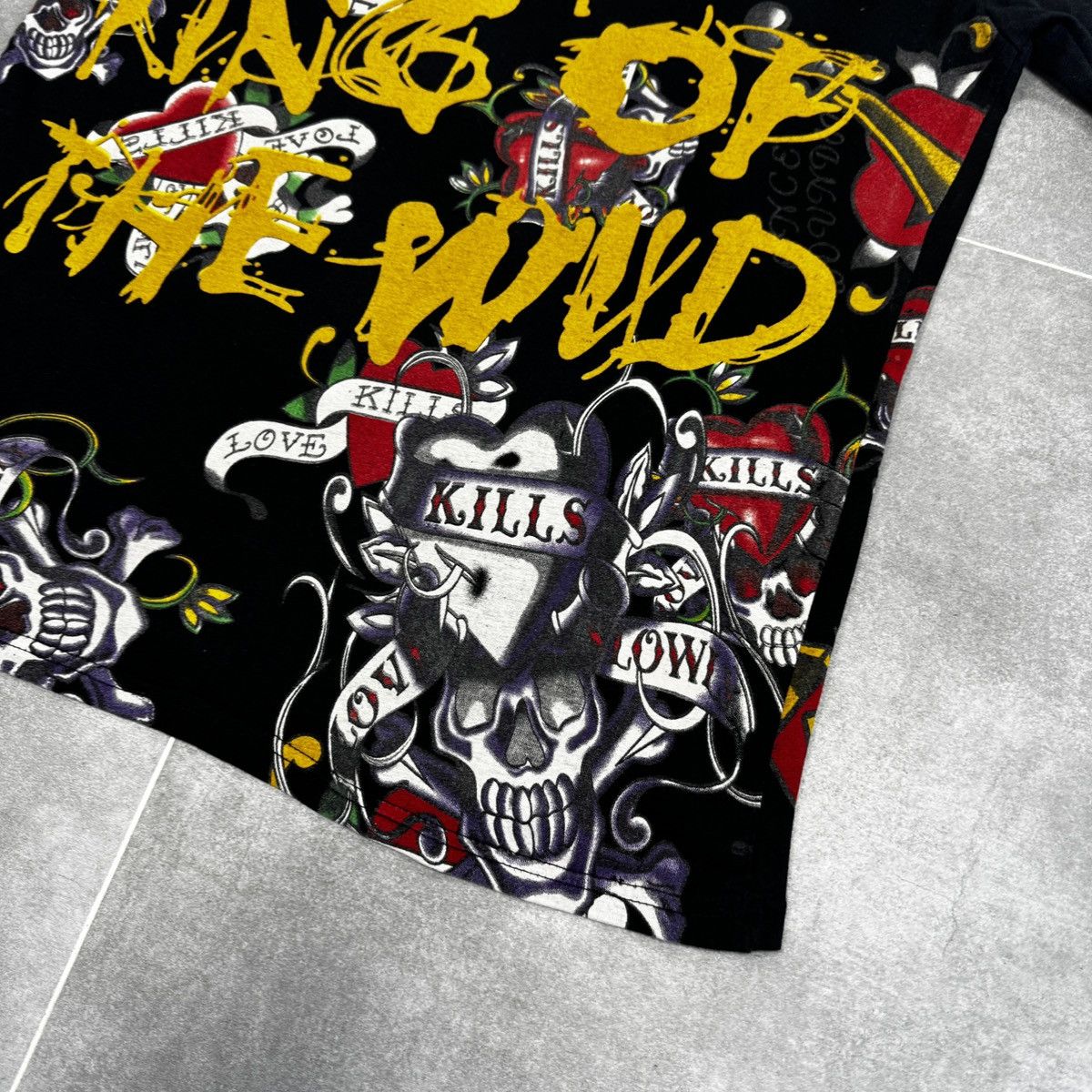 Ed Hardy Ed Hardy by Christian Audigier Skulls Tattoo Swag T-Shirt Size L / US 10 / IT 46 - 17 Thumbnail