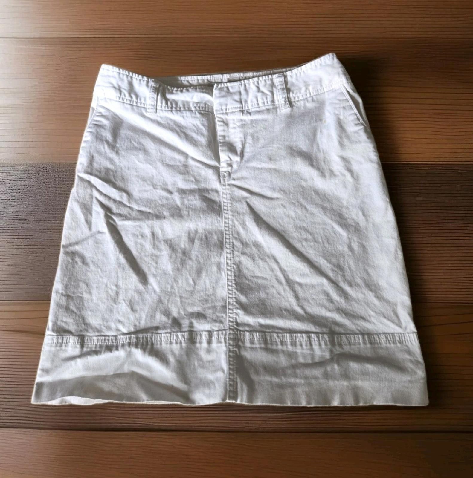 Merona Merona All White Skirt Knee Length Midi Pencil Women Size 4 Size 27" / US 4 / IT 40 - 1 Thumbnail