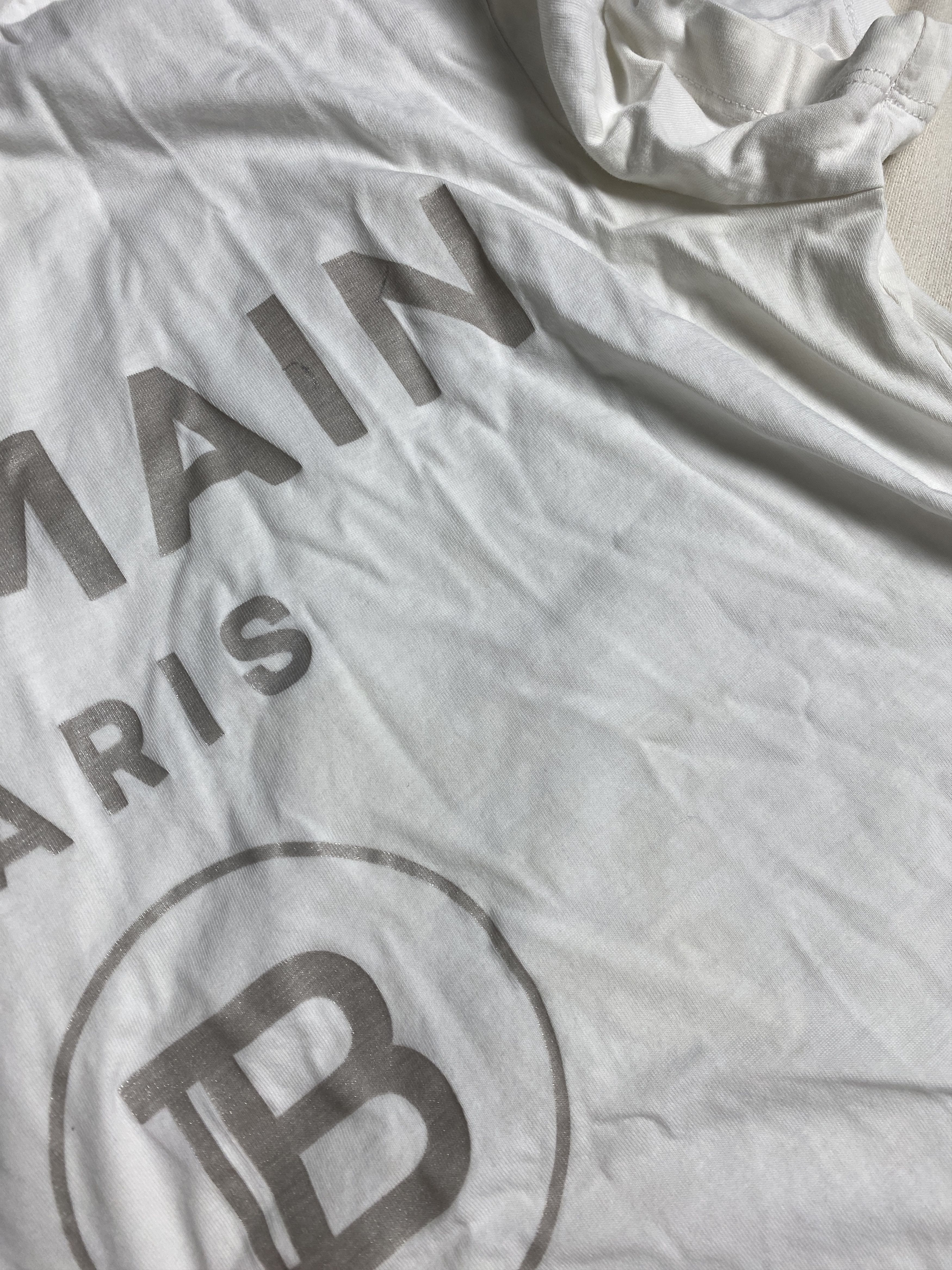 Balmain Balmain big logo t-shirt tee casual Size XS / US 0-2 / IT 36-38 - 8 Thumbnail