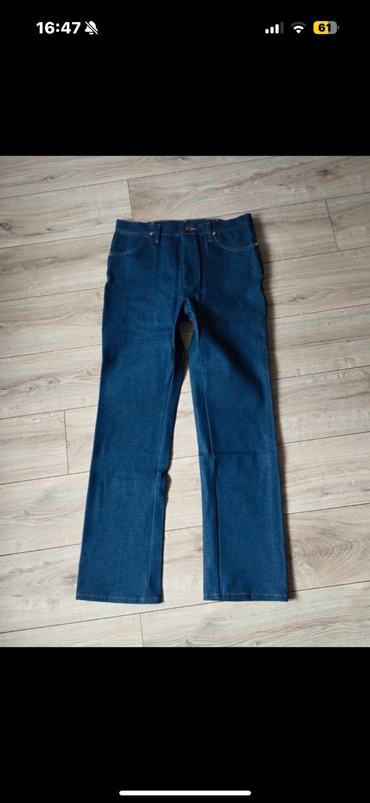 Wrangler Wrangler 936 Cowboy Cut Slim Fit W35L34 Vintage 80s new jean Size US 35 - 5 Thumbnail