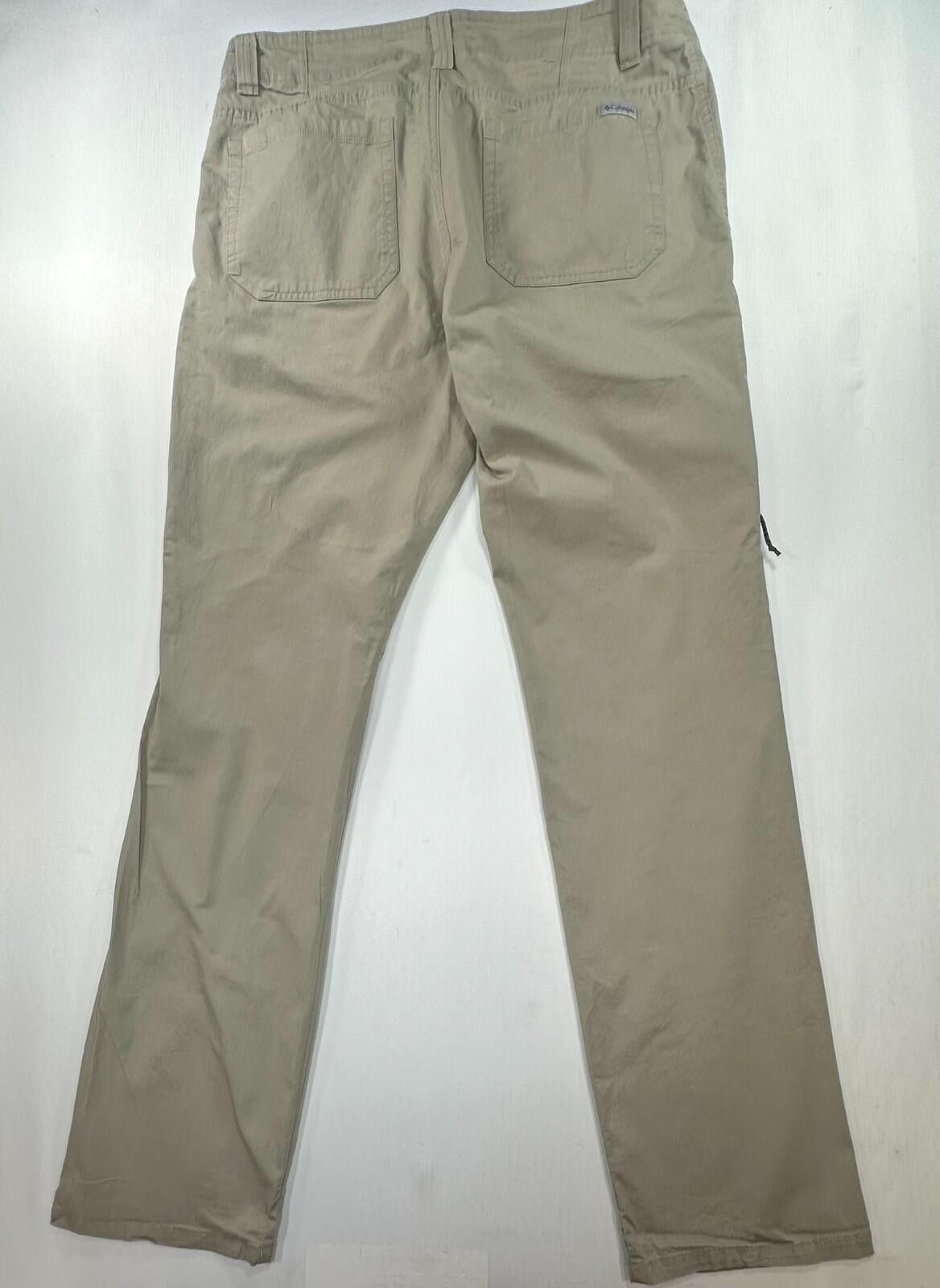 Columbia Columbia Flat Straight Fit Zip Pocket Chinos Brown Men 34/34 Size US 34 / EU 50 - 2 Thumbnail