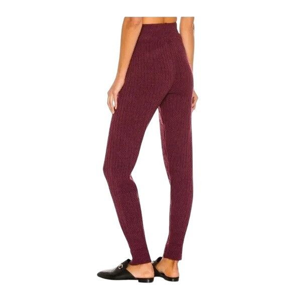 Free People Free People Around The Clock Burgundy Jogger Pants Size 28" / US 6 / IT 42 - 3 Thumbnail