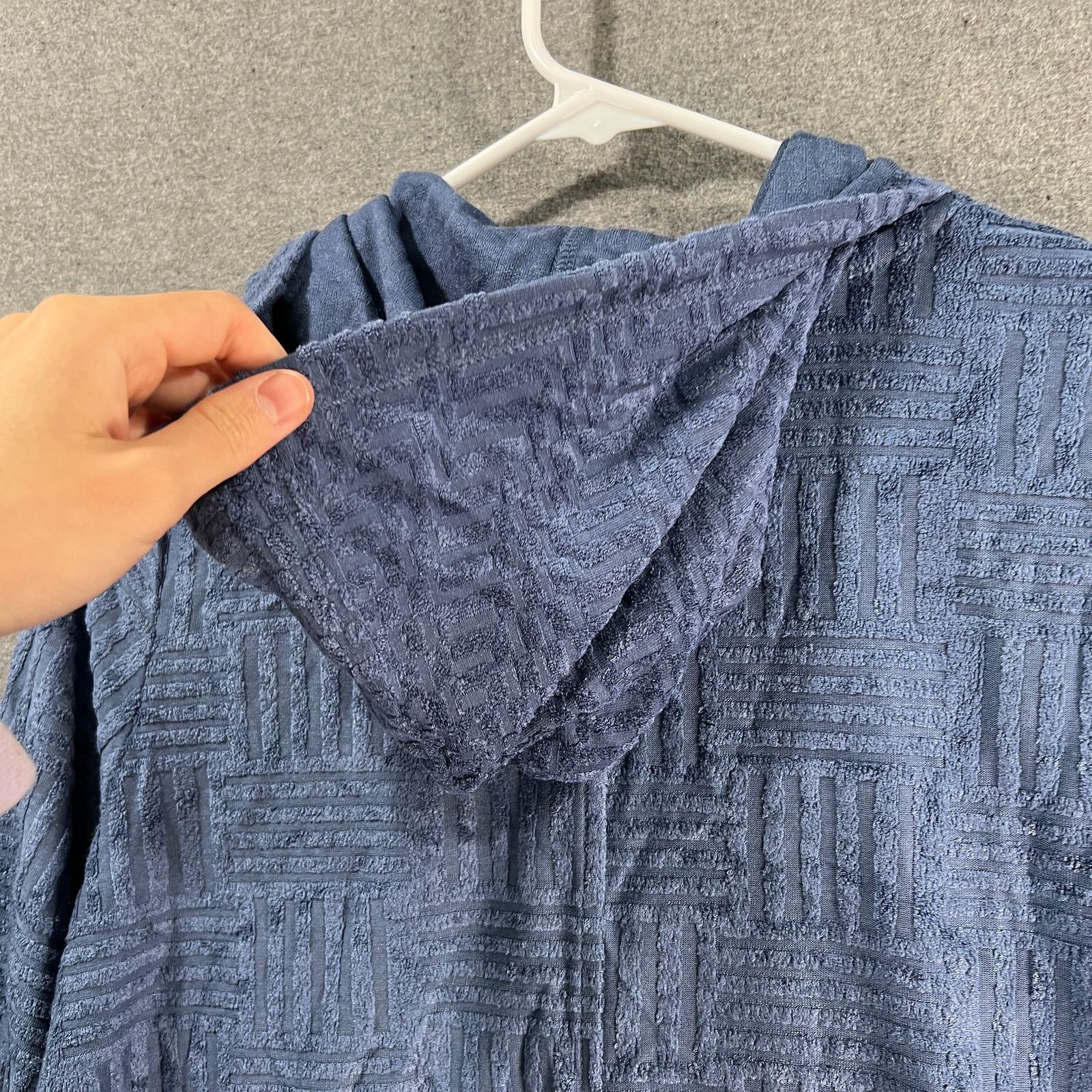 Other LOGO Lounge by Lori Goldstein Textured Terry Cloth Hoodie Size XS / US 0-2 / IT 36-38 - 11 Thumbnail