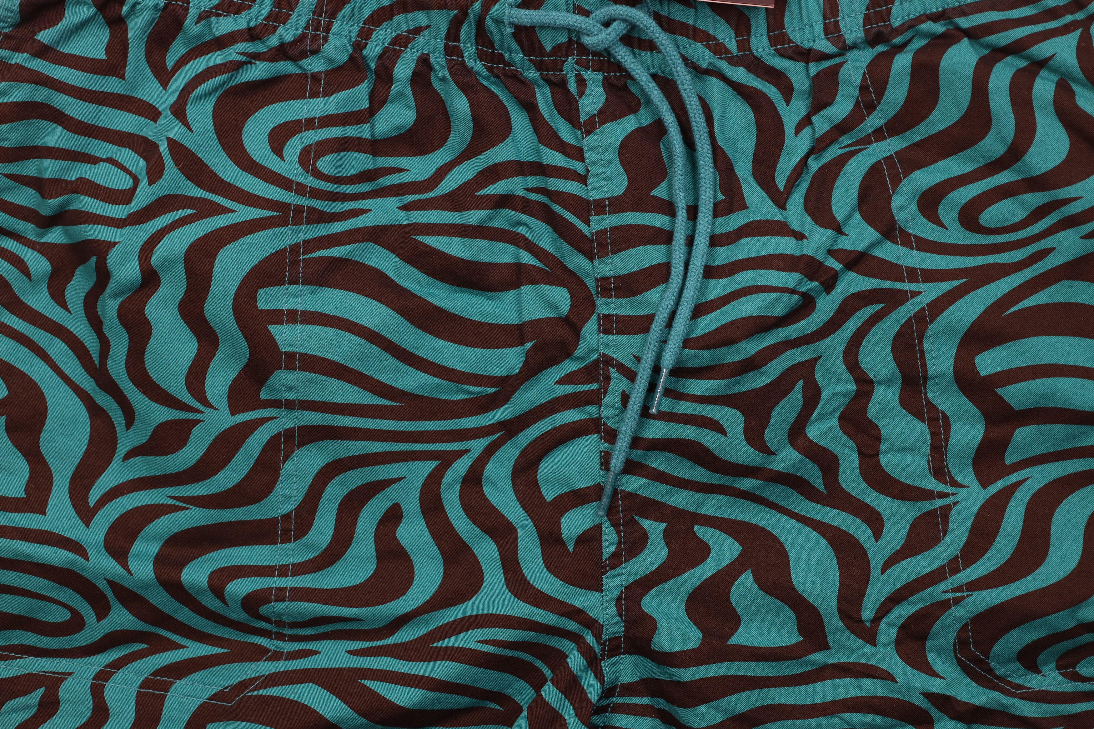 Dickies Deadstock Vintage Y2K Dickies Knee Zebra Stripe Shorts Teal Size US 34 / EU 50 - 3 Thumbnail