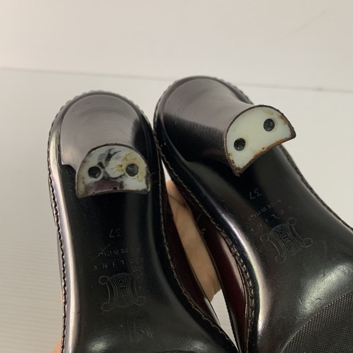 Celine Celine Leather Heels Size US 7 / IT 37 - 9 Thumbnail