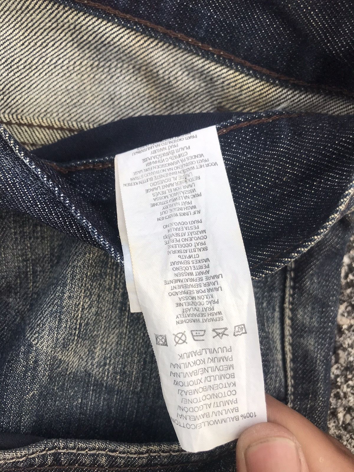 Japanese Brand 🔥Y2K SMOG Denim Flared Jeans🔥 Size US 34 / EU 50 - 17 Thumbnail