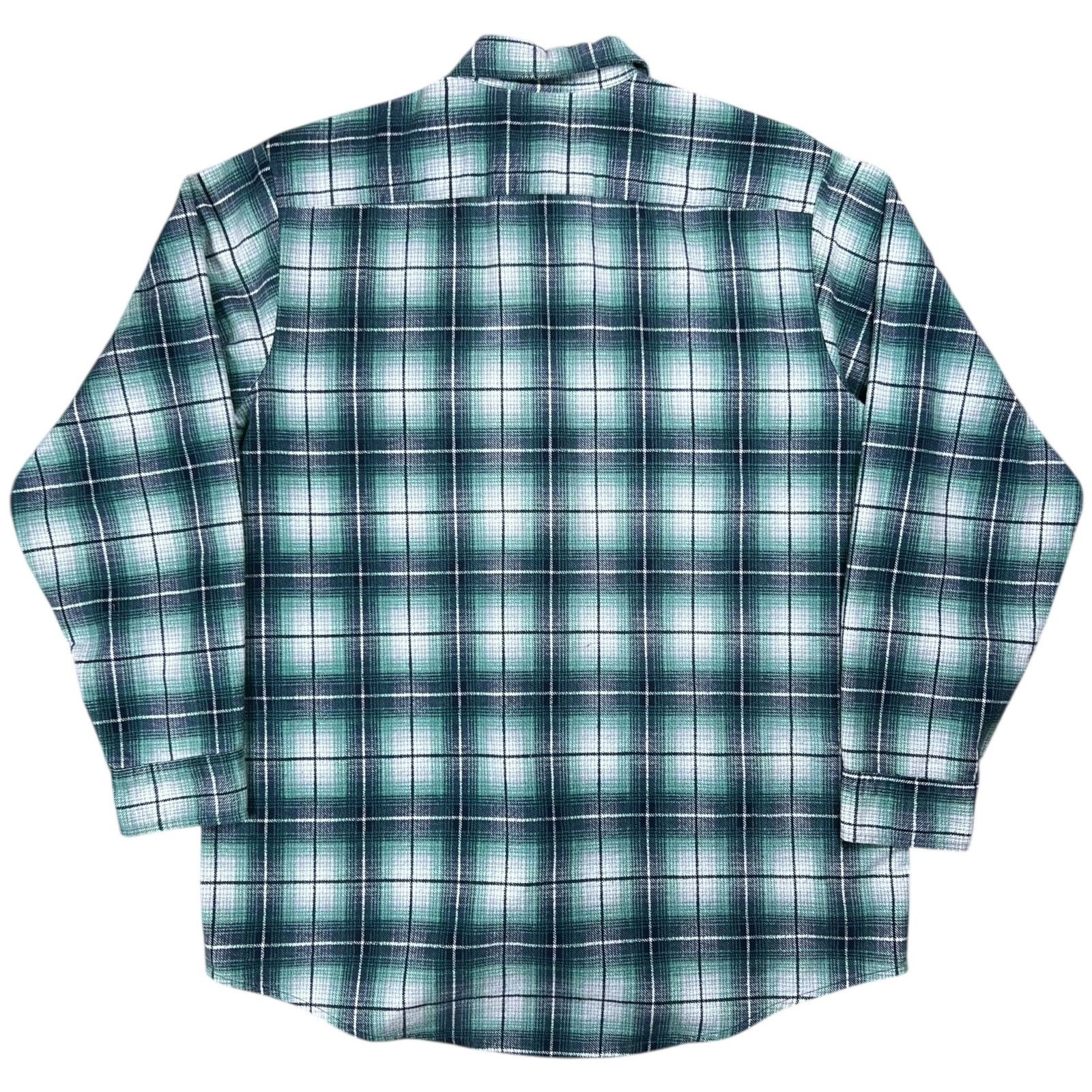 David Taylor × Vintage Vintage David Taylor green plaid cotton flannel button up Size US XL / EU 56 / 4 - 6 Thumbnail