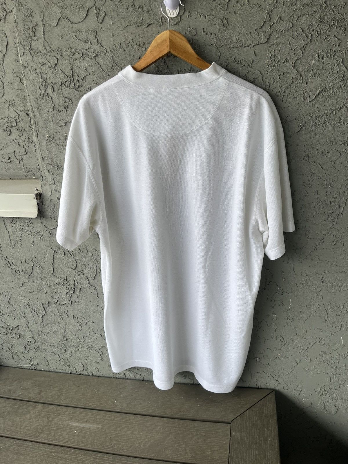 The North Face Vintage The North Face White/Cream Short Sleeve Henley Shirt Size US XXL / EU 58 / 5 - 3 Thumbnail